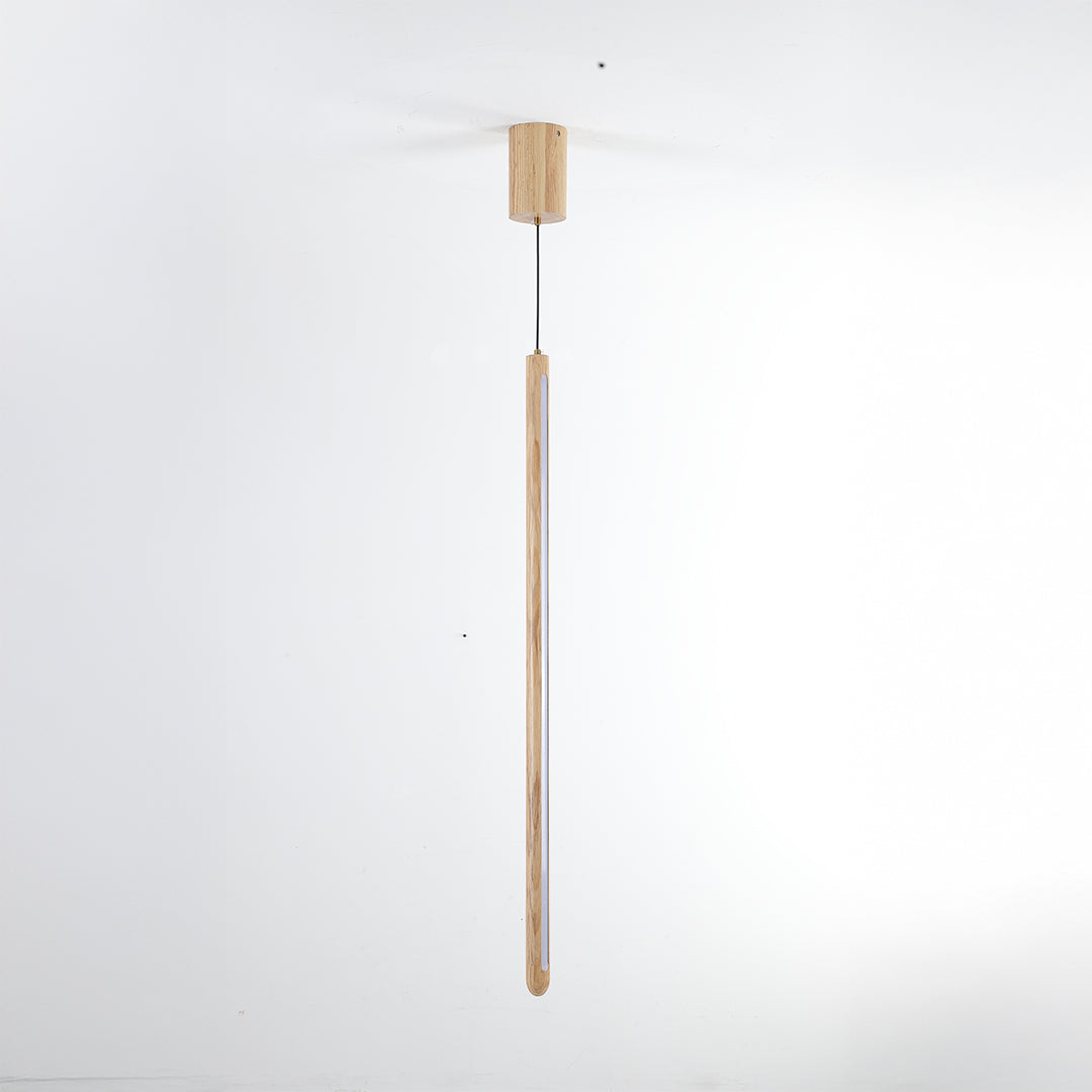 Wood Lustre LED Linear Light Pendant Lamp - Ashwood MYCP-XTE-Ash - Pendant Lamps - ebarza Furniture UAE | Shop Modern Furniture in Abu Dhabi & Dubai - مفروشات ايبازرا في الامارات | تسوق اثاث عصري وديكورات مميزة في دبي وابوظبي