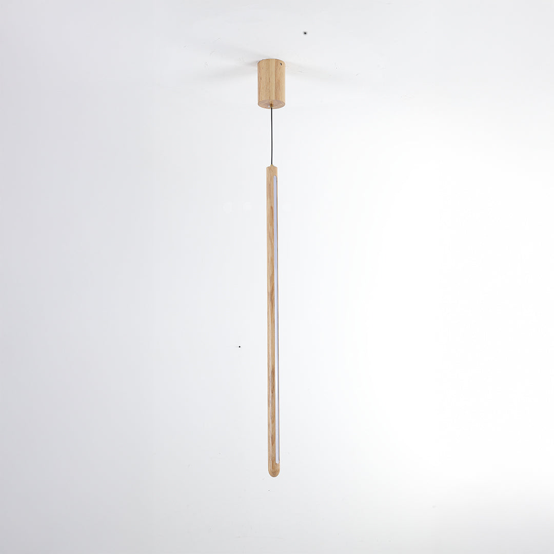 Wood Lustre LED Linear Light Pendant Lamp - Ashwood MYCP-XTE-Ash - Pendant Lamps - ebarza Furniture UAE | Shop Modern Furniture in Abu Dhabi & Dubai - مفروشات ايبازرا في الامارات | تسوق اثاث عصري وديكورات مميزة في دبي وابوظبي