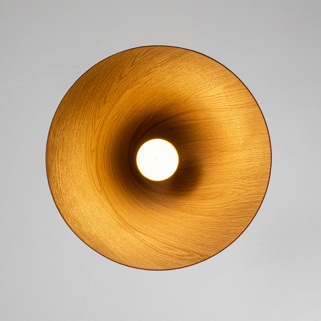 Wood Wave Pendant Lamp - Natural Wood Color MYCP-DLB-XL - Pendant Lamps - ebarza Furniture UAE | Shop Modern Furniture in Abu Dhabi & Dubai - مفروشات ايبازرا في الامارات | تسوق اثاث عصري وديكورات مميزة في دبي وابوظبي
