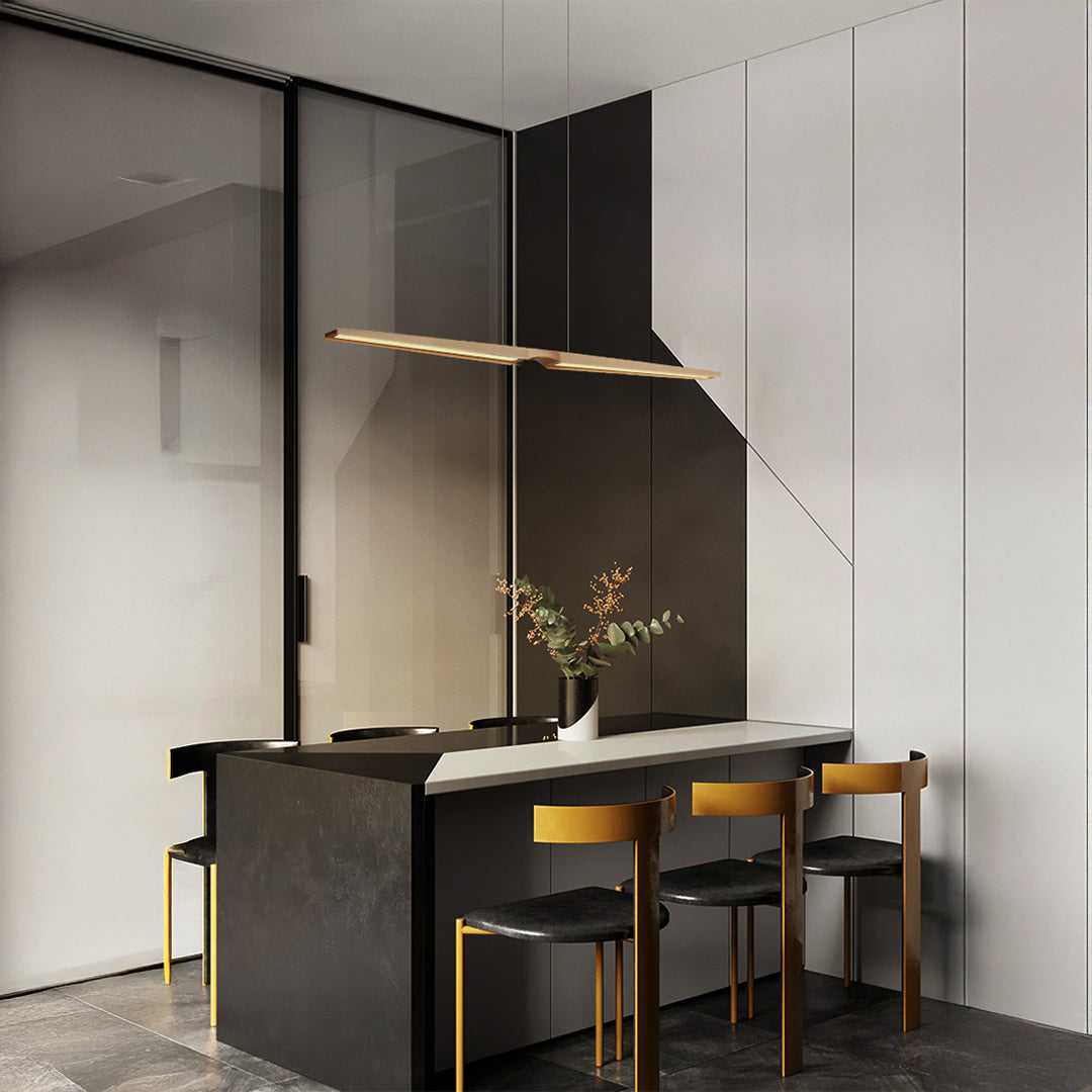 Woodland Charm LED Linear Light Pendant Lamp - Natural MYCP-SY-Ash-2400 - Pendant Lamps - ebarza Furniture UAE | Shop Modern Furniture in Abu Dhabi & Dubai - مفروشات ايبازرا في الامارات | تسوق اثاث عصري وديكورات مميزة في دبي وابوظبي