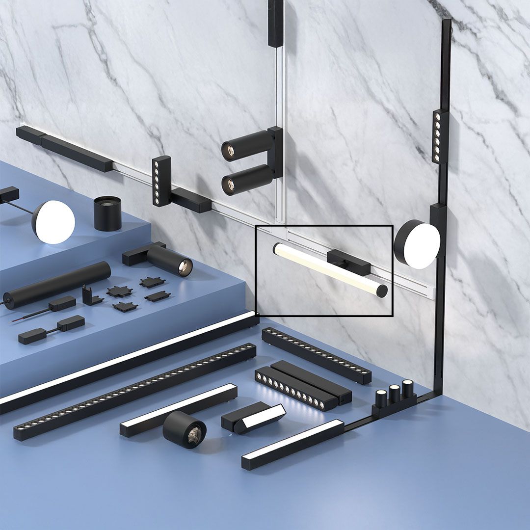Track Linear Light For Ultra Thin Track Lighting YND26-SS300F - Smart Track Lighting - ebarza Furniture UAE | Shop Modern Furniture in Abu Dhabi & Dubai - مفروشات ايبازرا في الامارات | تسوق اثاث عصري وديكورات مميزة في دبي وابوظبي