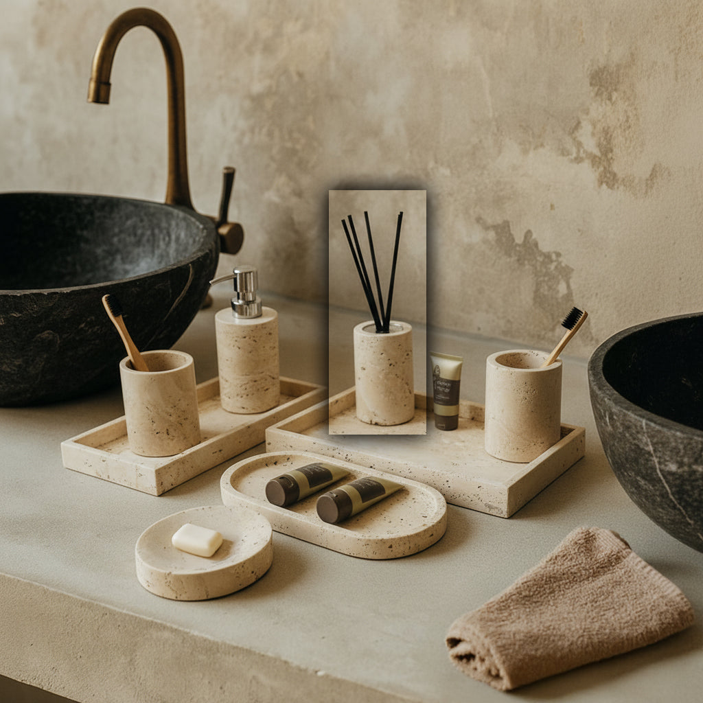 Yellow Travertine Aromatherapy Bottle KXQ834B /KXH834B - Stick Diffusers - ebarza Furniture UAE | Shop Modern Furniture in Abu Dhabi & Dubai - مفروشات ايبازرا في الامارات | تسوق اثاث عصري وديكورات مميزة في دبي وابوظبي