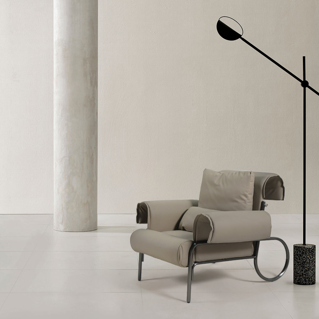 Leisure Lounge Chair LC070 -  Lounge Chairs - ebarza Furniture UAE | Shop Modern Furniture in Abu Dhabi & Dubai - مفروشات ايبازرا في الامارات | تسوق اثاث عصري وديكورات مميزة في دبي وابوظبي