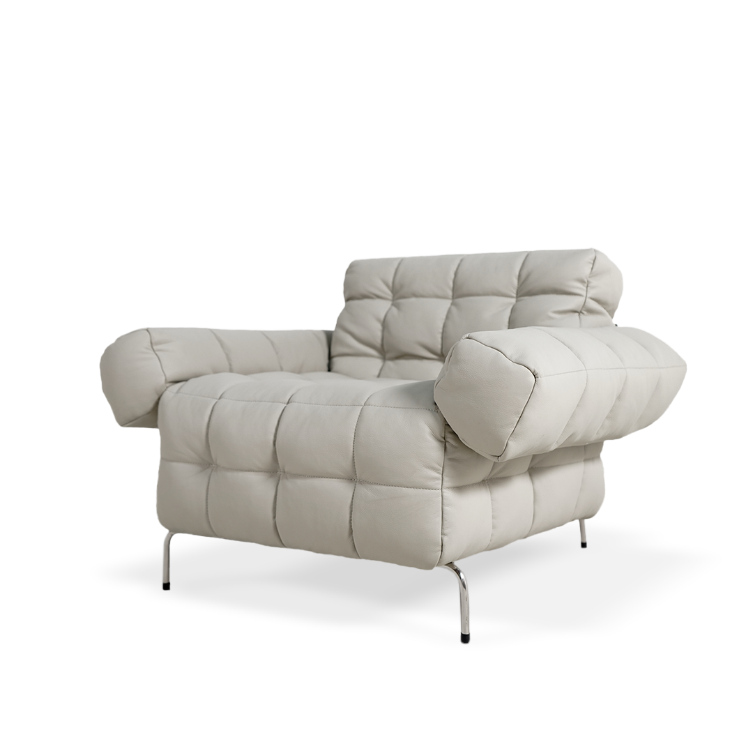 Yabo Lounge Chair LC077WHT - Lounge Chairs - ebarza Furniture UAE | Shop Modern Furniture in Abu Dhabi & Dubai - مفروشات ايبازرا في الامارات | تسوق اثاث عصري وديكورات مميزة في دبي وابوظبي