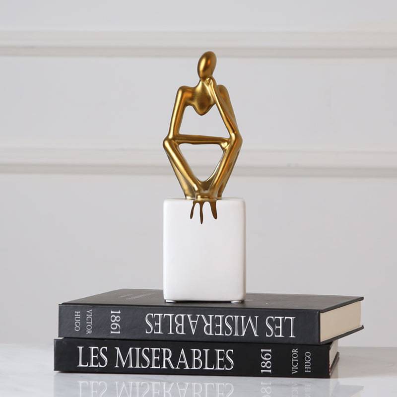 Abstract Patient Man Ornament Fa-D1824B - Home Decor Figurines - ebarza Furniture UAE | Shop Modern Furniture in Abu Dhabi & Dubai - مفروشات ايبازرا في الامارات | تسوق اثاث عصري وديكورات مميزة في دبي وابوظبي