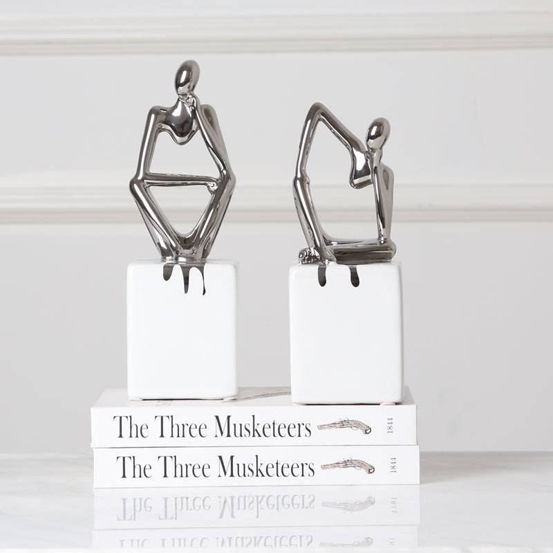 Abstract Patient Man Ornament Fa-D1824B - Home Decor Figurines - ebarza Furniture UAE | Shop Modern Furniture in Abu Dhabi & Dubai - مفروشات ايبازرا في الامارات | تسوق اثاث عصري وديكورات مميزة في دبي وابوظبي