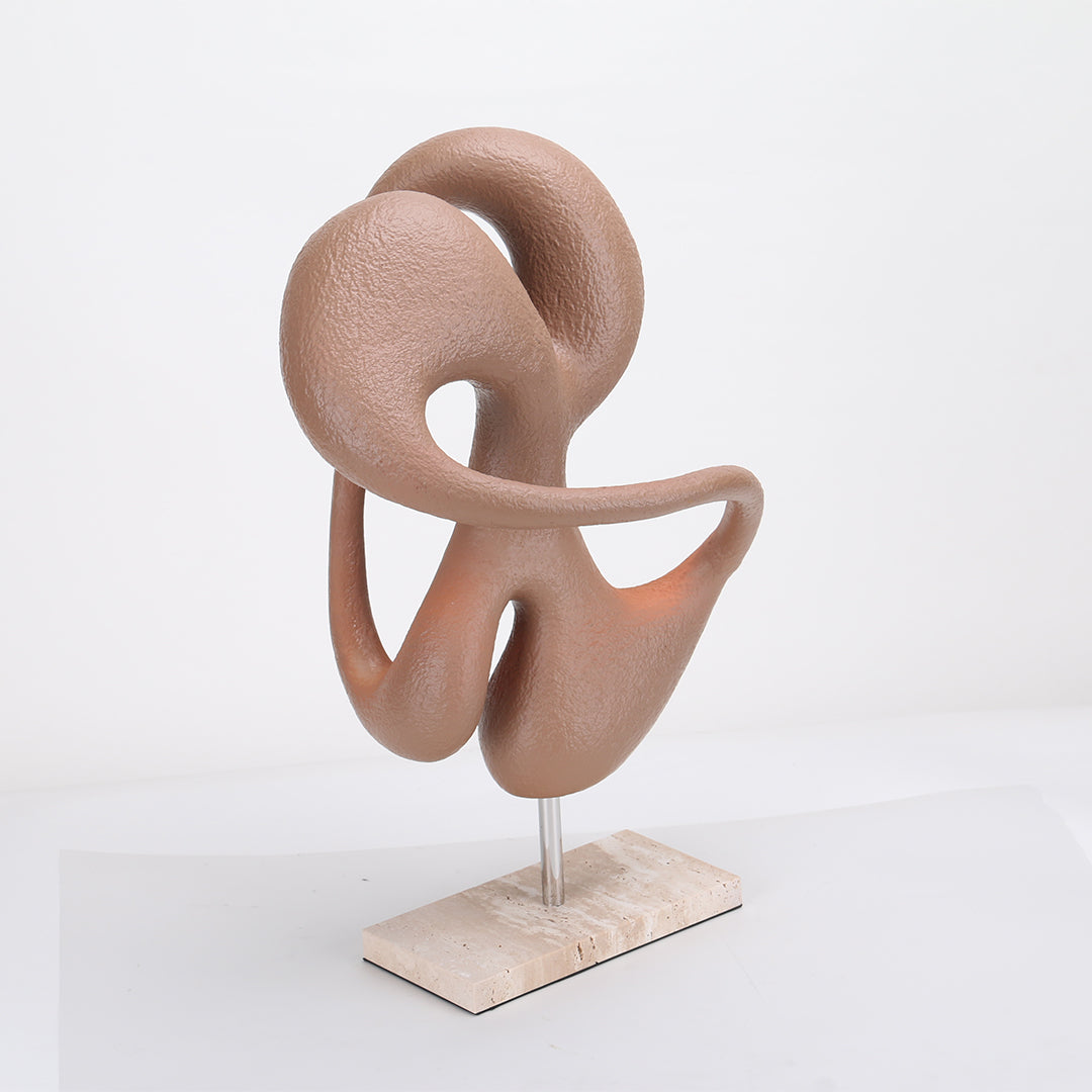 Abstract Sculpture KA3099A - Home Decor Figurines - ebarza Furniture UAE | Shop Modern Furniture in Abu Dhabi & Dubai - مفروشات ايبازرا في الامارات | تسوق اثاث عصري وديكورات مميزة في دبي وابوظبي