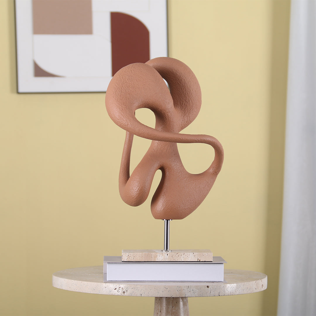 Abstract Sculpture KA3099A - Home Decor Figurines - ebarza Furniture UAE | Shop Modern Furniture in Abu Dhabi & Dubai - مفروشات ايبازرا في الامارات | تسوق اثاث عصري وديكورات مميزة في دبي وابوظبي