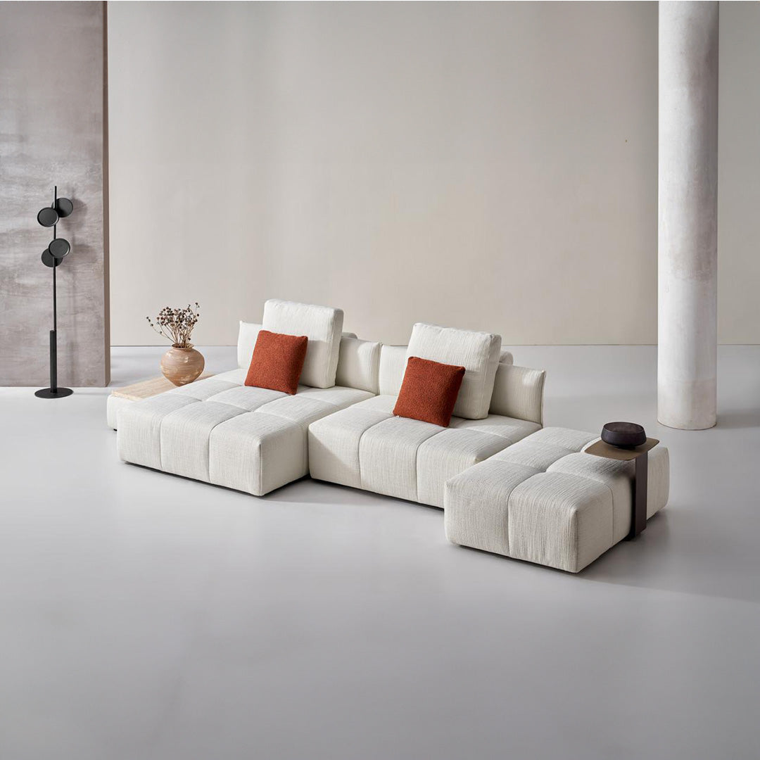 Puzzle Modular Side Table - SF080-K-Bronze - Sofas - ebarza Furniture UAE | Shop Modern Furniture in Abu Dhabi & Dubai - مفروشات ايبازرا في الامارات | تسوق اثاث عصري وديكورات مميزة في دبي وابوظبي