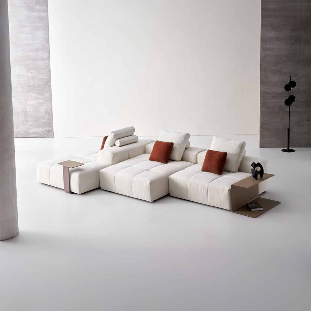 Puzzle Modular Side Table - SF080-K-Bronze - Sofas - ebarza Furniture UAE | Shop Modern Furniture in Abu Dhabi & Dubai - مفروشات ايبازرا في الامارات | تسوق اثاث عصري وديكورات مميزة في دبي وابوظبي