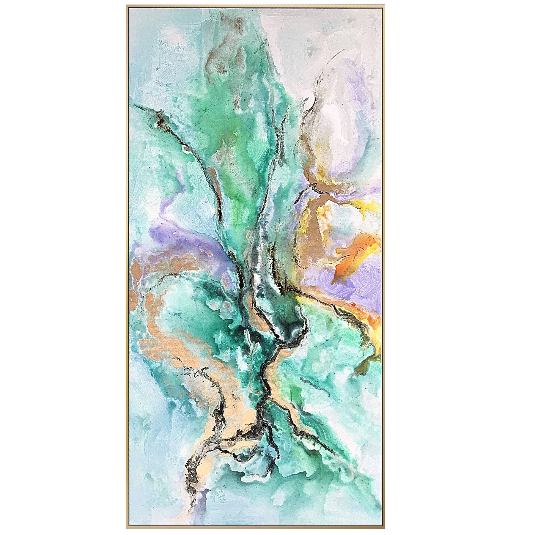 Afterglow Hand Painted Art Painting With 160X80 Cm Frame Soaap0005 -  Paintings - ebarza Furniture UAE | Shop Modern Furniture in Abu Dhabi & Dubai - مفروشات ايبازرا في الامارات | تسوق اثاث عصري وديكورات مميزة في دبي وابوظبي