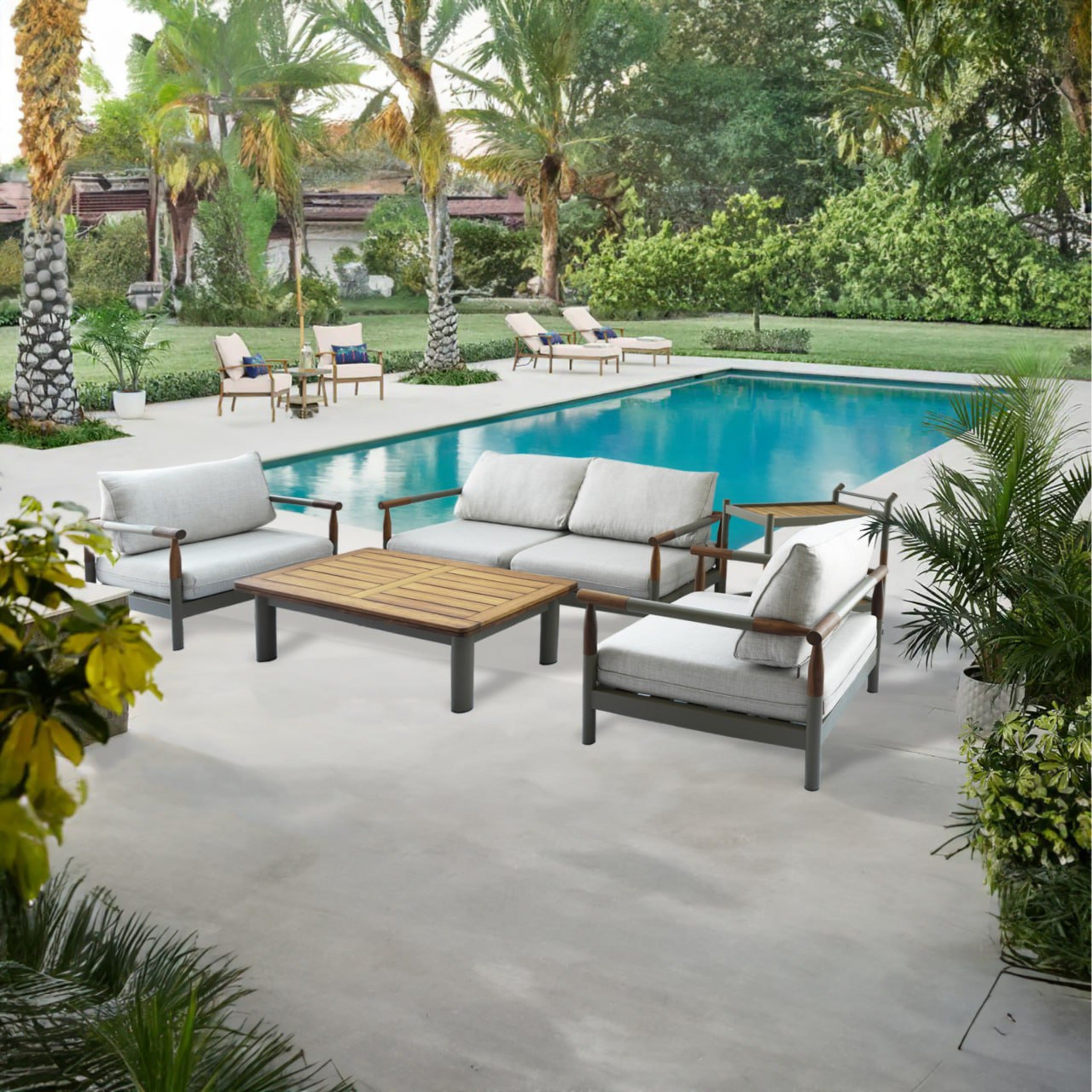 Alcon Outdoor Coffee Table ALC CT-0012 - Outdoor Furniture Sets - ebarza Furniture UAE | Shop Modern Furniture in Abu Dhabi & Dubai - مفروشات ايبازرا في الامارات | تسوق اثاث عصري وديكورات مميزة في دبي وابوظبي