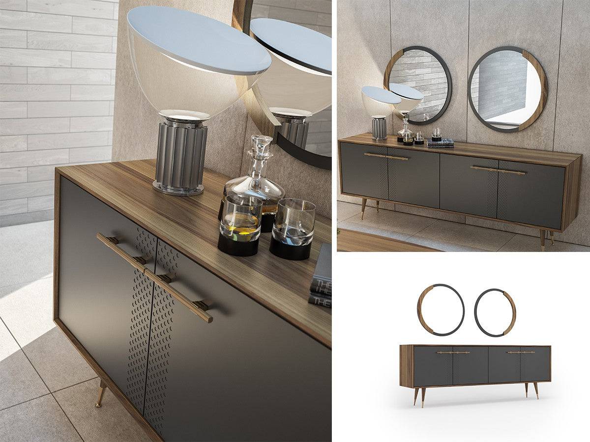 Alvin Sideboard/Console Alvin008 - Sideboards - ebarza Furniture UAE | Shop Modern Furniture in Abu Dhabi & Dubai - مفروشات ايبازرا في الامارات | تسوق اثاث عصري وديكورات مميزة في دبي وابوظبي