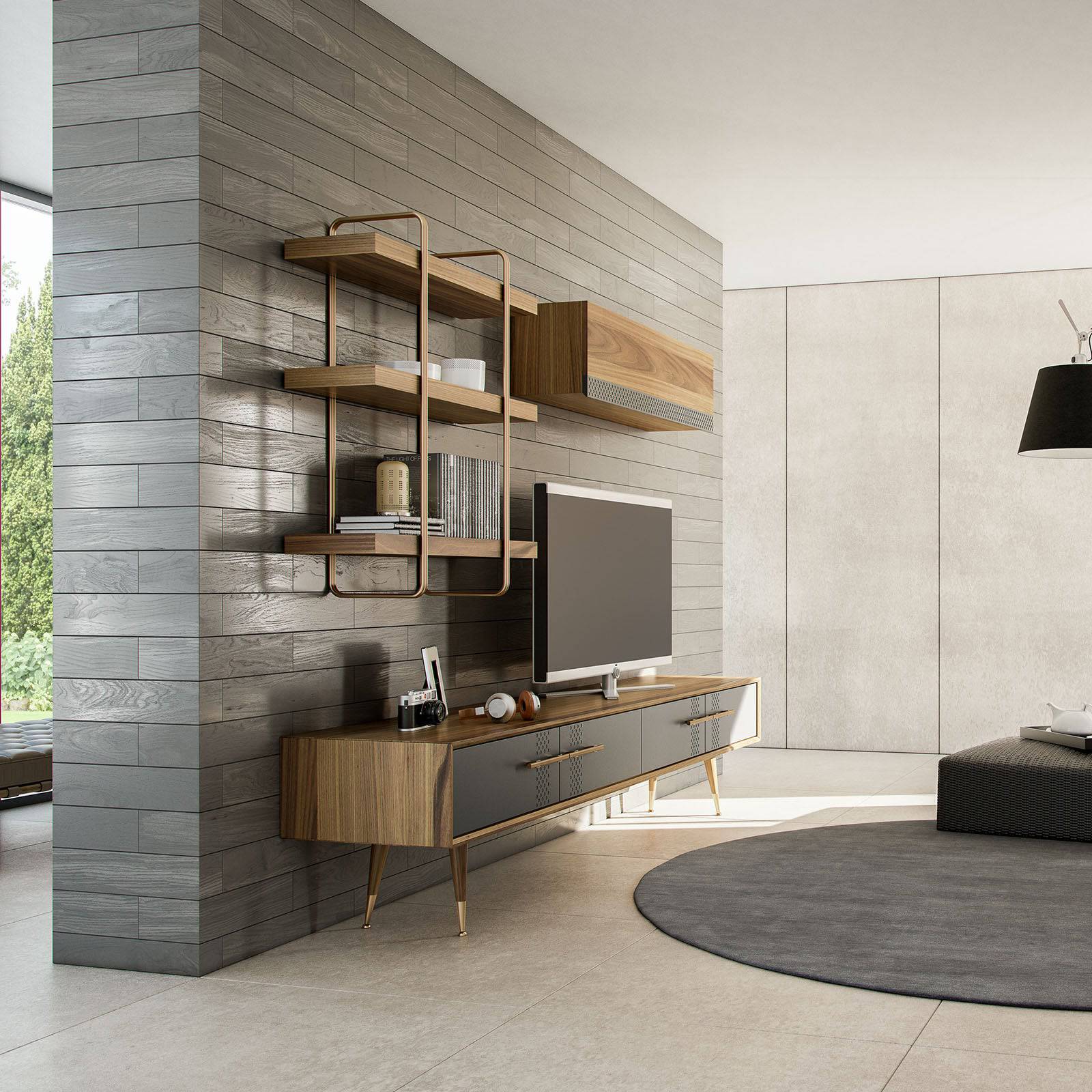 Alvin Tv Unit Alvin008 - TV Units - ebarza Furniture UAE | Shop Modern Furniture in Abu Dhabi & Dubai - مفروشات ايبازرا في الامارات | تسوق اثاث عصري وديكورات مميزة في دبي وابوظبي