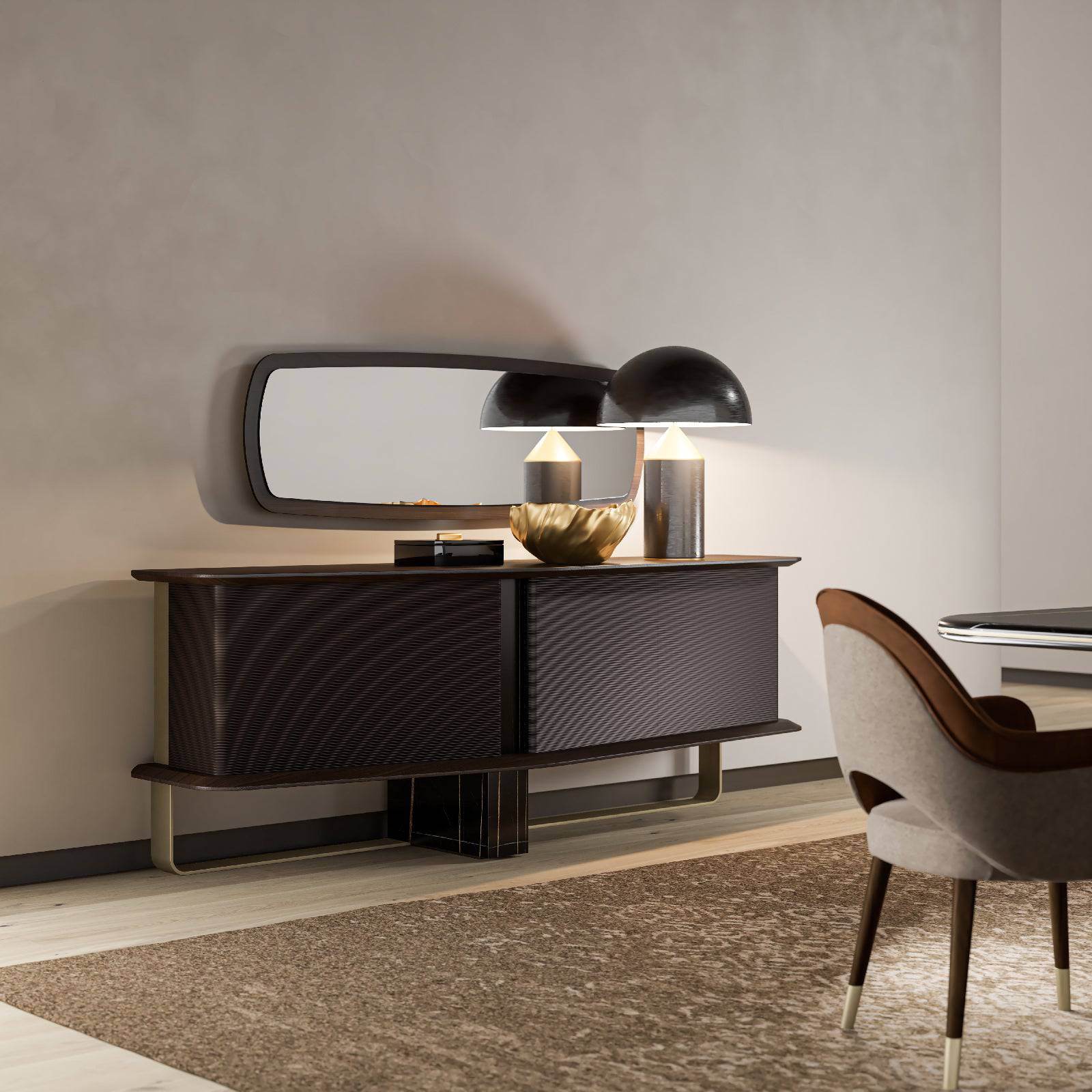 Amber Sideboard Ambrsb-059 - Sideboards - ebarza Furniture UAE | Shop Modern Furniture in Abu Dhabi & Dubai - مفروشات ايبازرا في الامارات | تسوق اثاث عصري وديكورات مميزة في دبي وابوظبي