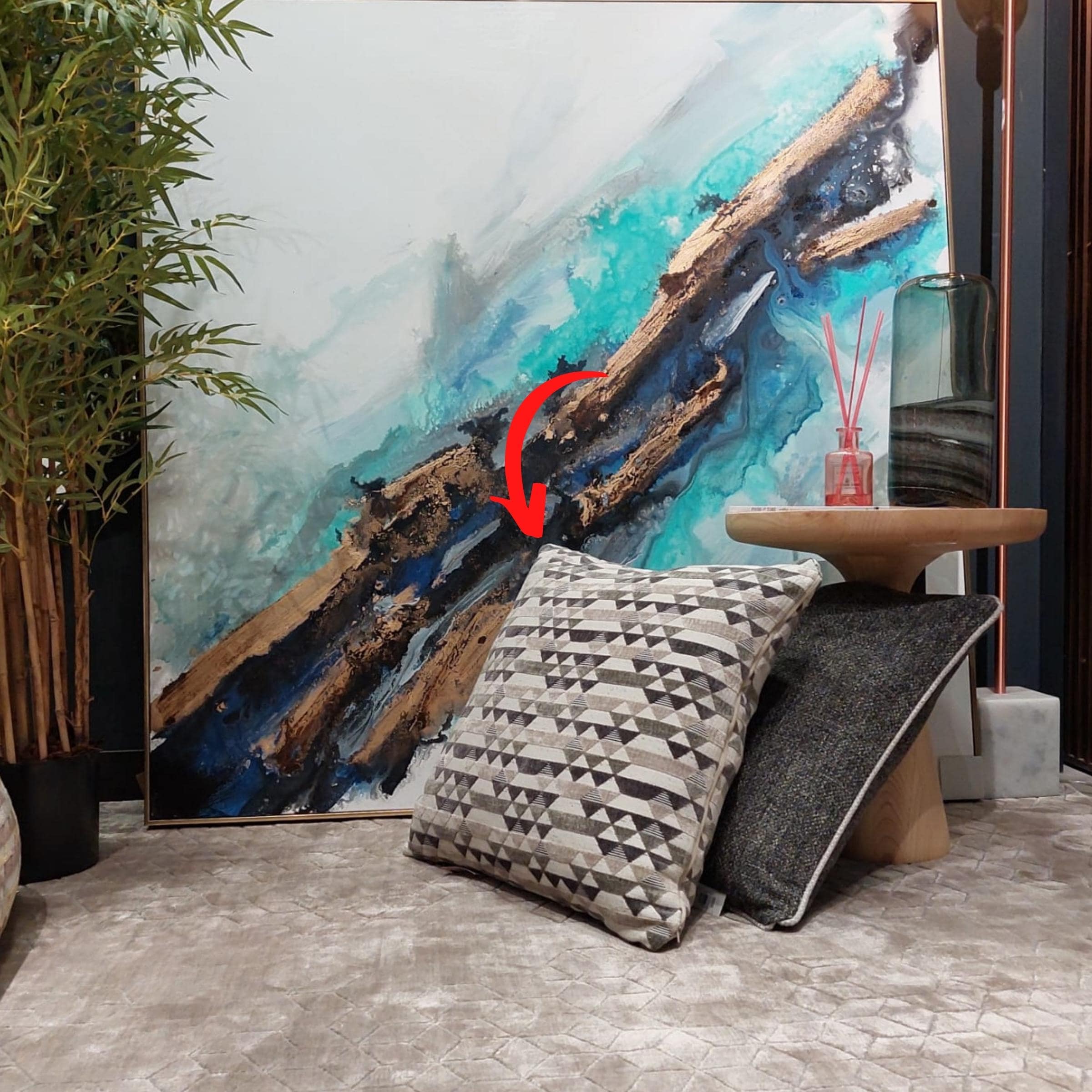 Amoret Cushion Cover 60X60 Cm Amoret-92 -  Cushions - ebarza Furniture UAE | Shop Modern Furniture in Abu Dhabi & Dubai - مفروشات ايبازرا في الامارات | تسوق اثاث عصري وديكورات مميزة في دبي وابوظبي