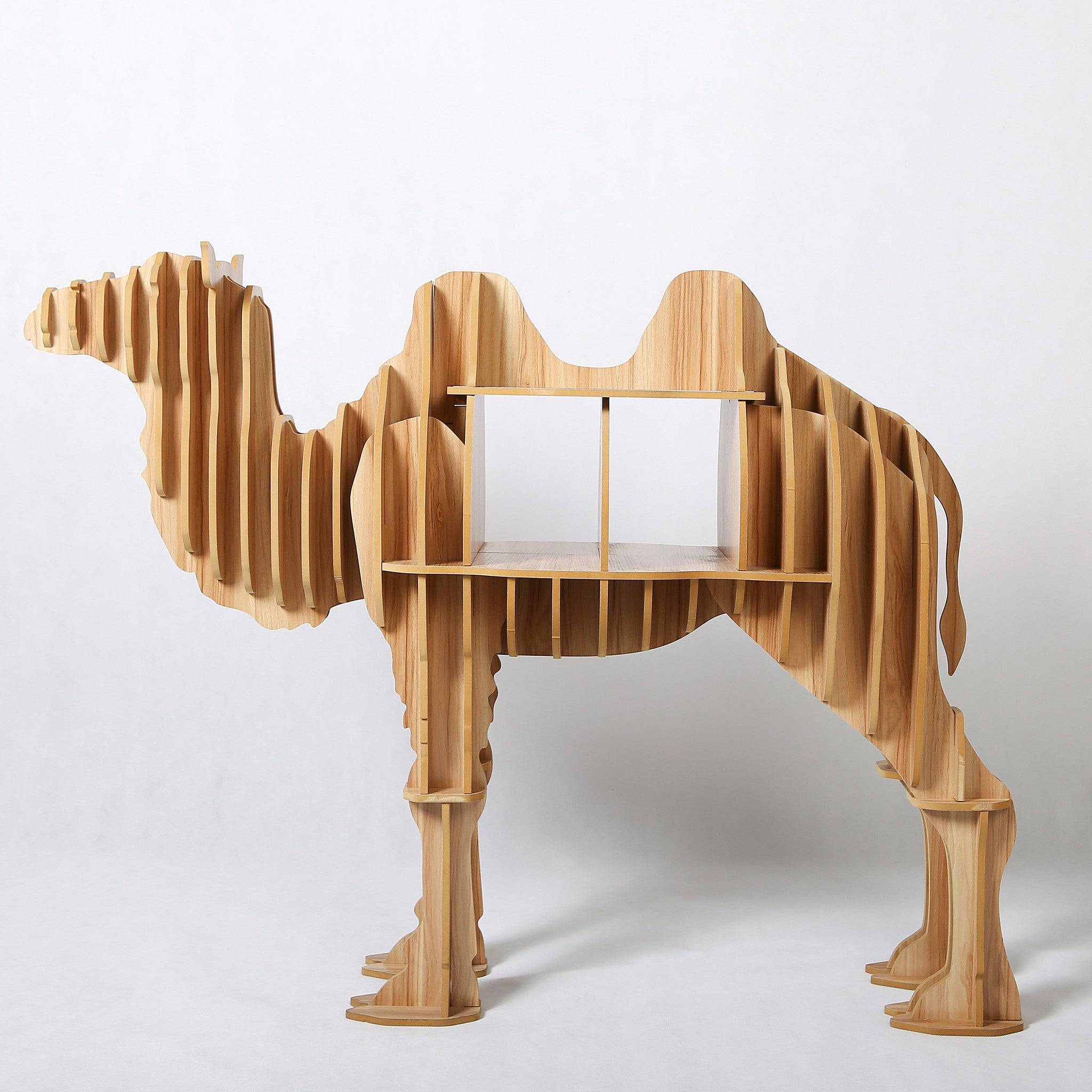 Art Home Camel Decoration Shelving Wood Crafts Tp011Mn Tm011M - Shelves - ebarza Furniture UAE | Shop Modern Furniture in Abu Dhabi & Dubai - مفروشات ايبازرا في الامارات | تسوق اثاث عصري وديكورات مميزة في دبي وابوظبي