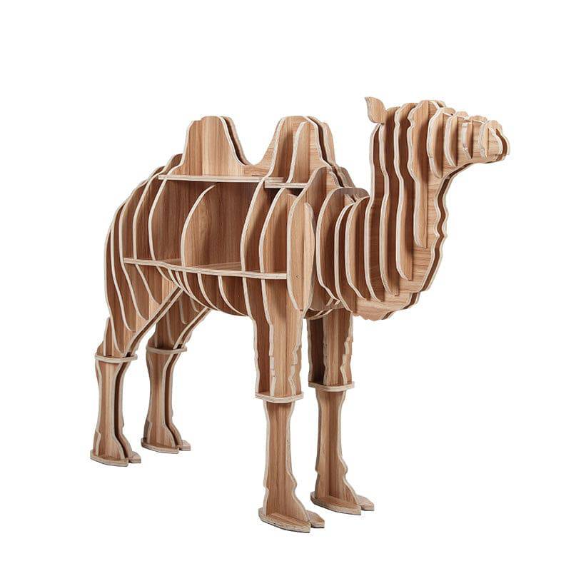 Art Home Camel Decoration Shelving Wood Crafts Tp011Mn Tm011M - Shelves - ebarza Furniture UAE | Shop Modern Furniture in Abu Dhabi & Dubai - مفروشات ايبازرا في الامارات | تسوق اثاث عصري وديكورات مميزة في دبي وابوظبي