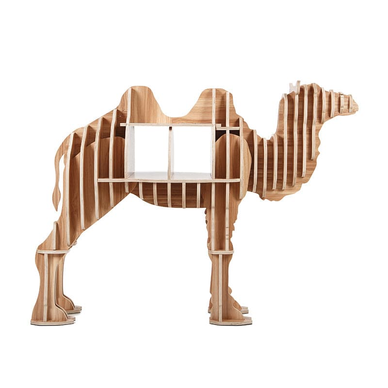 Art Home Camel Decoration Shelving Wood Crafts Tp011Mn Tm011M - Shelves - ebarza Furniture UAE | Shop Modern Furniture in Abu Dhabi & Dubai - مفروشات ايبازرا في الامارات | تسوق اثاث عصري وديكورات مميزة في دبي وابوظبي