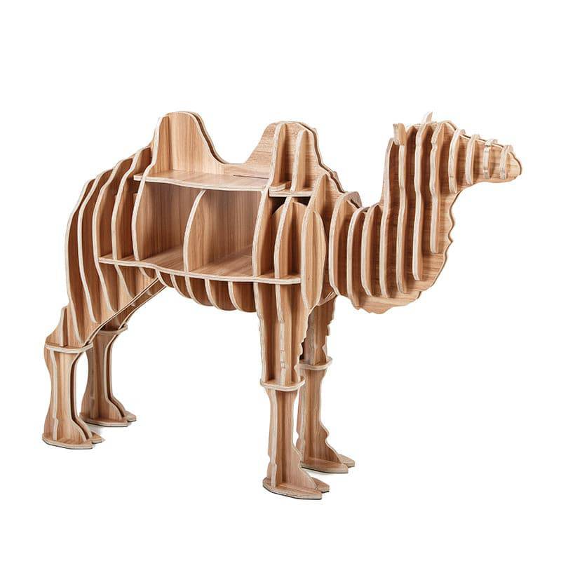 Art Home Camel Decoration Shelving Wood Crafts Tp011Mn Tm011M - Shelves - ebarza Furniture UAE | Shop Modern Furniture in Abu Dhabi & Dubai - مفروشات ايبازرا في الامارات | تسوق اثاث عصري وديكورات مميزة في دبي وابوظبي