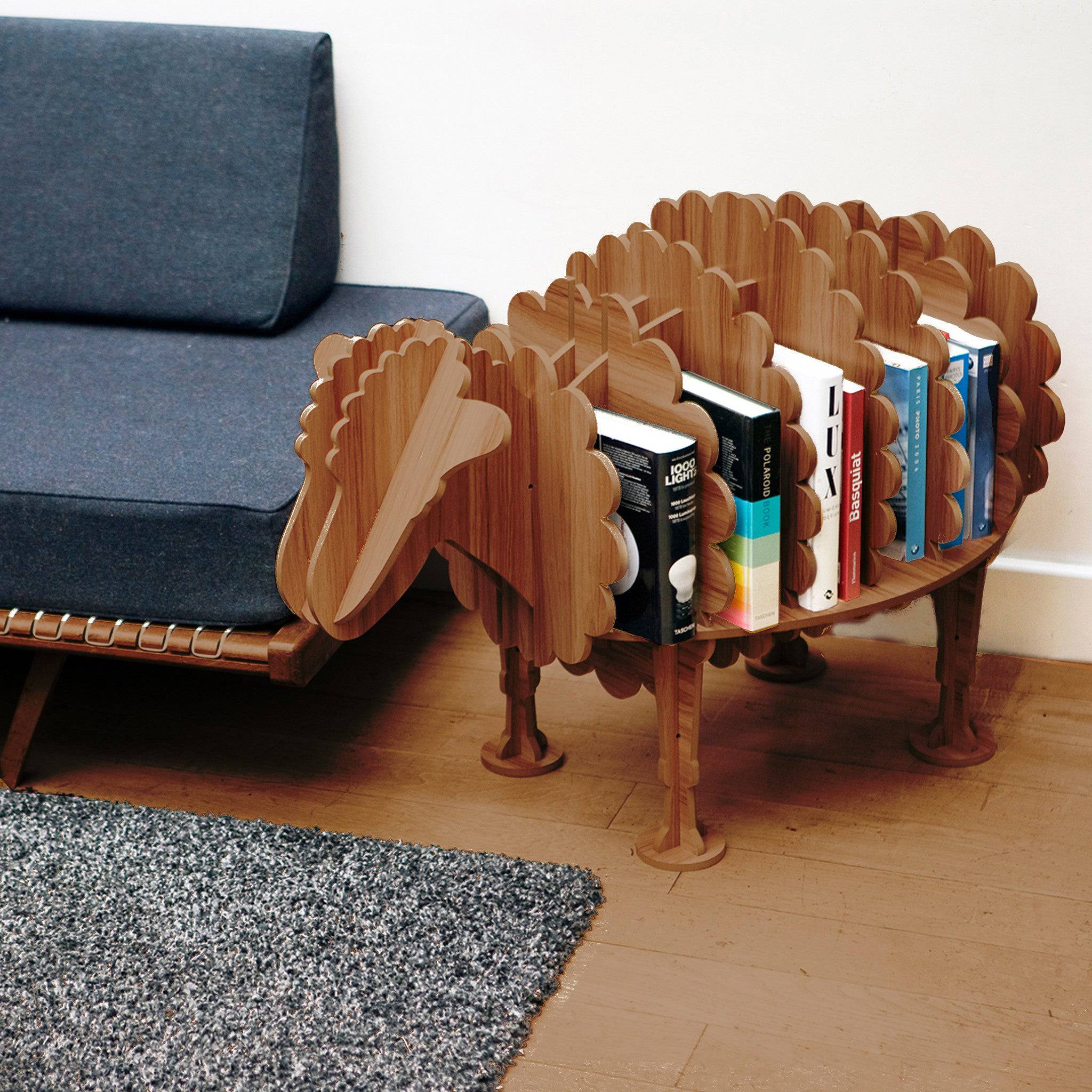 Art Home Sheep Decoration Shelving Wood Crafts Tp015Mw - Shelves - ebarza Furniture UAE | Shop Modern Furniture in Abu Dhabi & Dubai - مفروشات ايبازرا في الامارات | تسوق اثاث عصري وديكورات مميزة في دبي وابوظبي