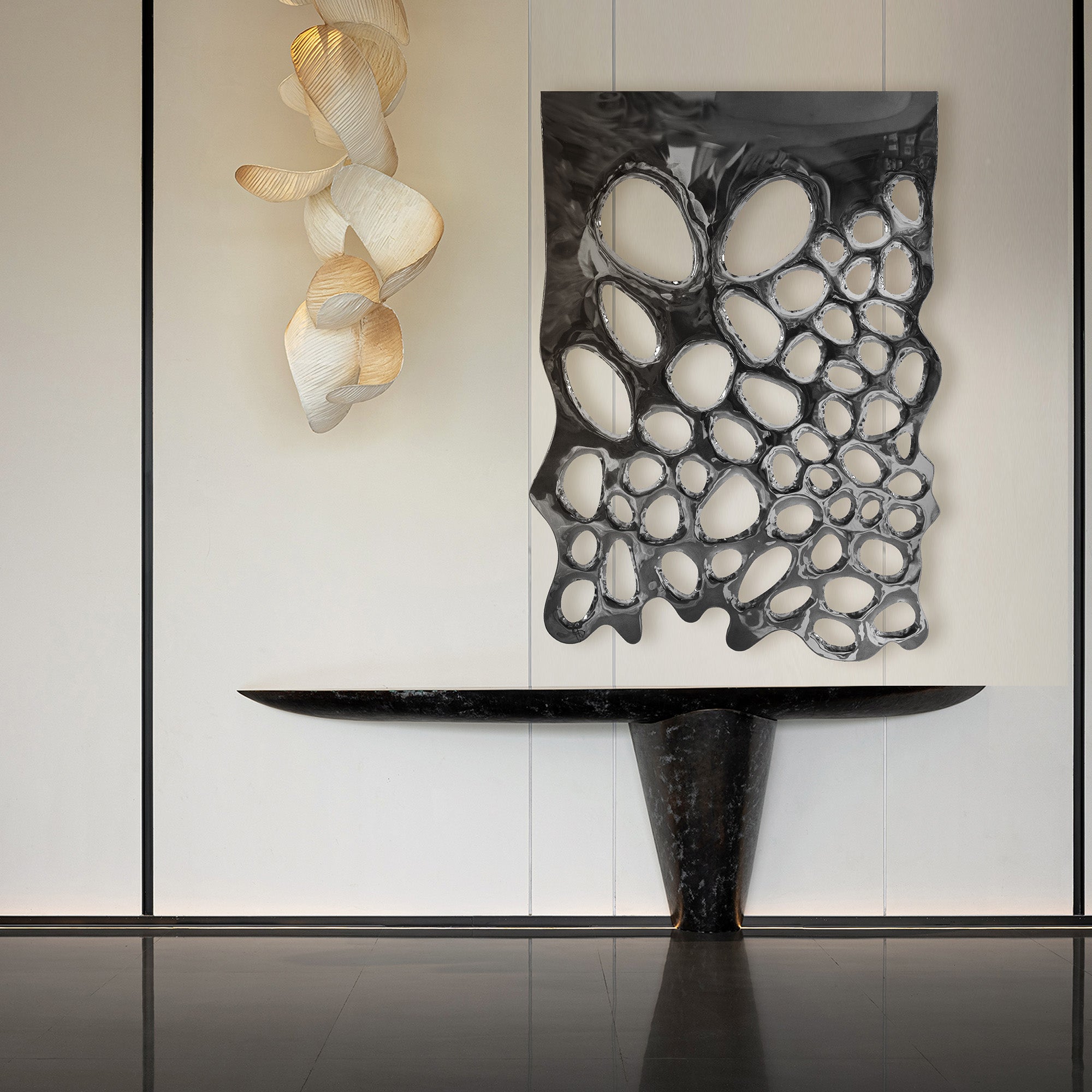 Hand Crafted Stainless Steel Artwork BG20230019 - Artwork - ebarza Furniture UAE | Shop Modern Furniture in Abu Dhabi & Dubai - مفروشات ايبازرا في الامارات | تسوق اثاث عصري وديكورات مميزة في دبي وابوظبي