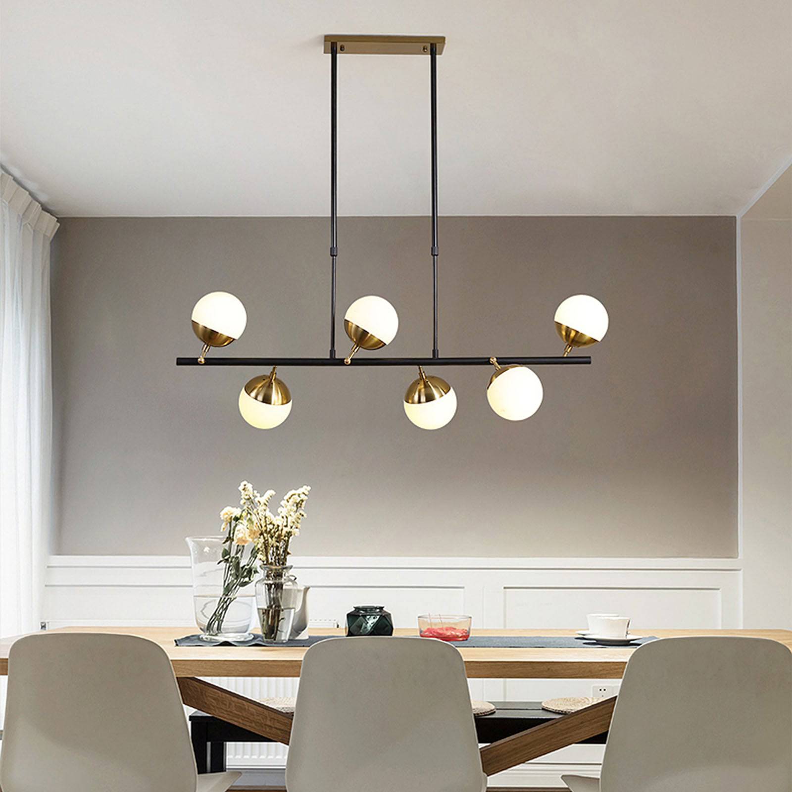 Display Item - Arvika 6 Heads Pendant Lamp Cy-New-023 Nakheel - DISPLAY ITEM - ebarza Furniture UAE | Shop Modern Furniture in Abu Dhabi & Dubai - مفروشات ايبازرا في الامارات | تسوق اثاث عصري وديكورات مميزة في دبي وابوظبي