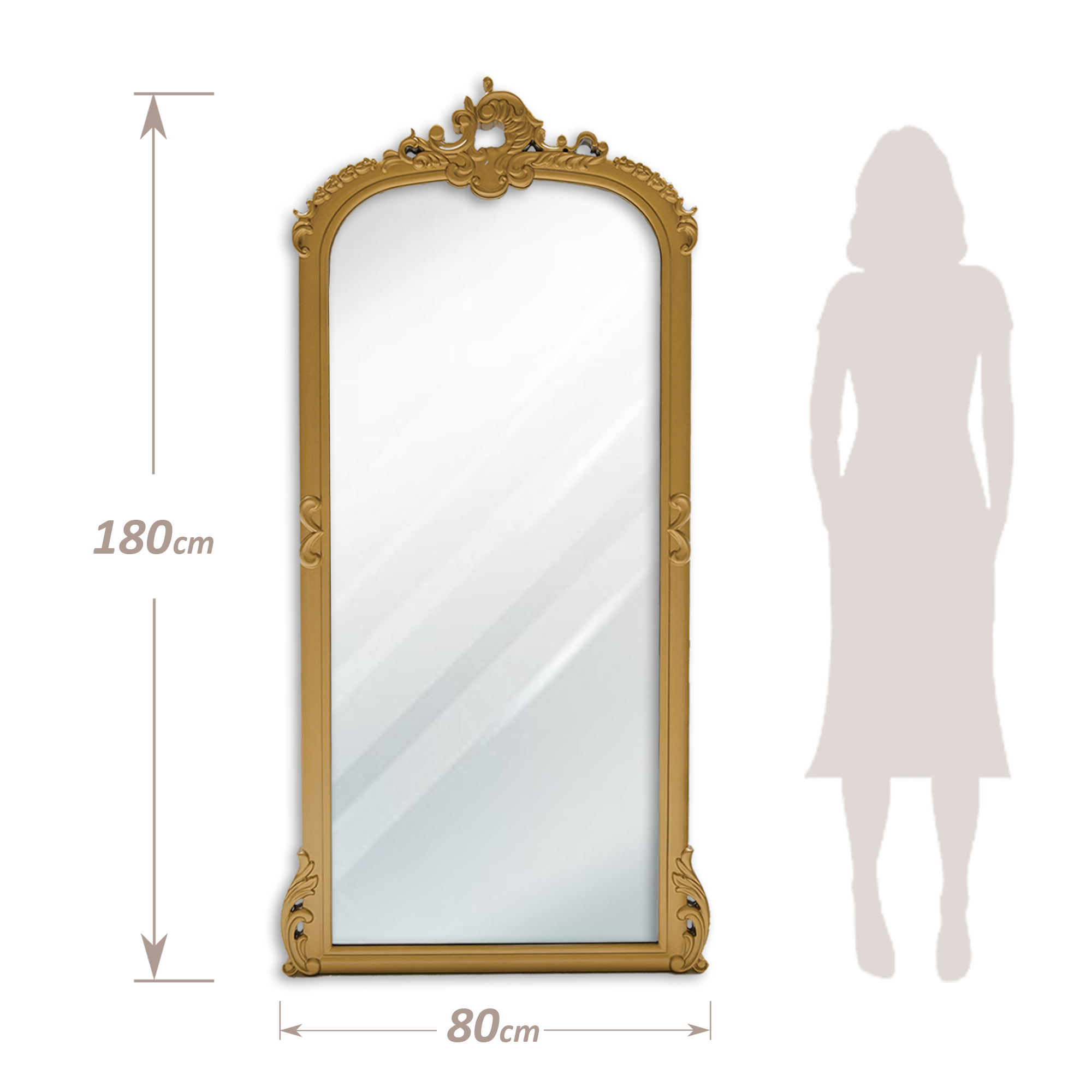 As Is Decorative Mirror Oa-80114 - DISPLAY ITEM - ebarza Furniture UAE | Shop Modern Furniture in Abu Dhabi & Dubai - مفروشات ايبازرا في الامارات | تسوق اثاث عصري وديكورات مميزة في دبي وابوظبي