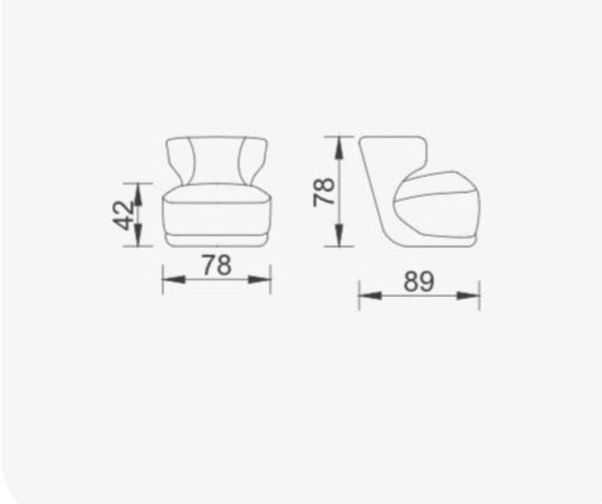 As Is Phantom Yakup Lounge Chair Sofa Yakup008 - DISPLAY ITEM - ebarza Furniture UAE | Shop Modern Furniture in Abu Dhabi & Dubai - مفروشات ايبازرا في الامارات | تسوق اثاث عصري وديكورات مميزة في دبي وابوظبي