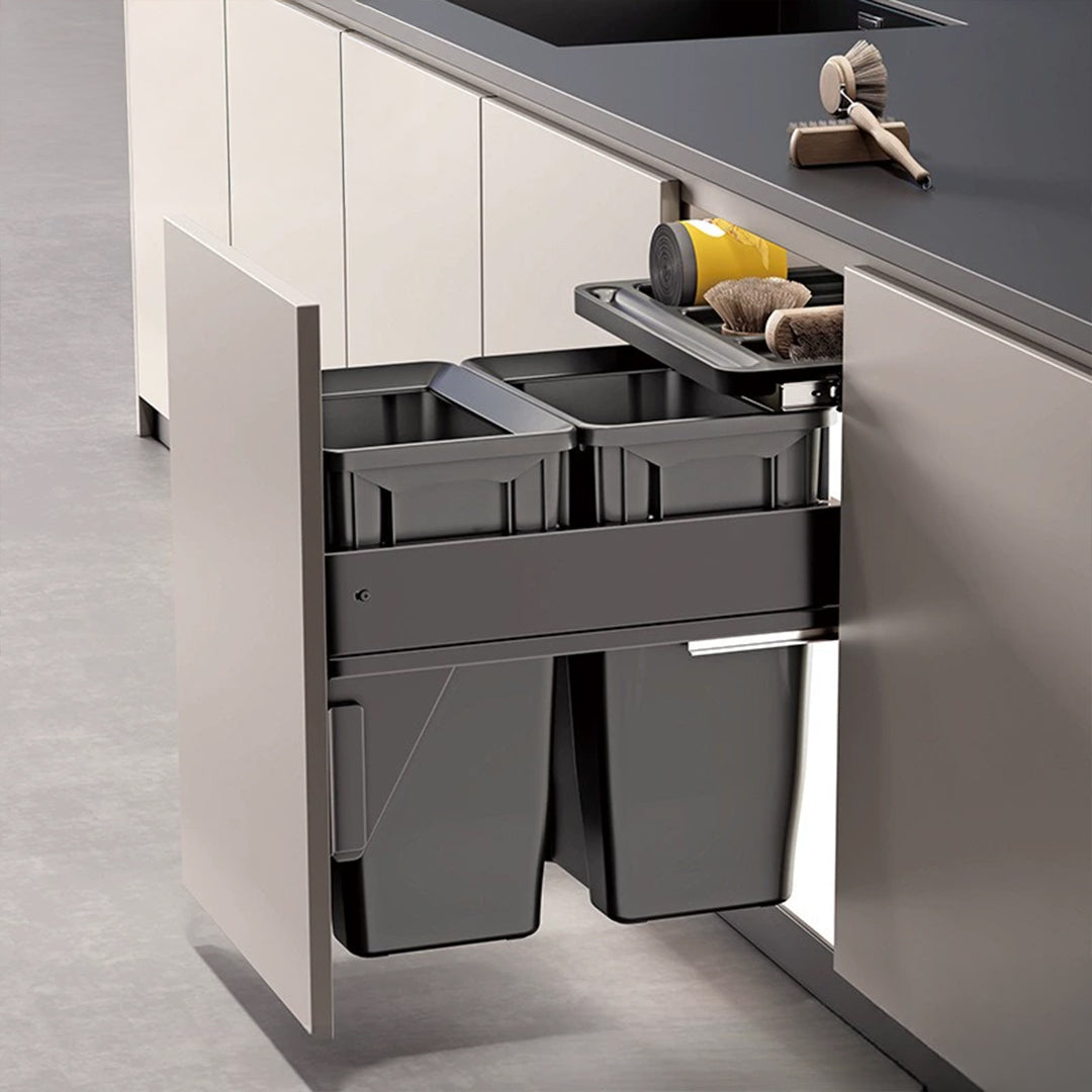 GlidePro Trash Bin - WB.0240 - Bathroom Accessories - ebarza Furniture UAE | Shop Modern Furniture in Abu Dhabi & Dubai - مفروشات ايبازرا في الامارات | تسوق اثاث عصري وديكورات مميزة في دبي وابوظبي