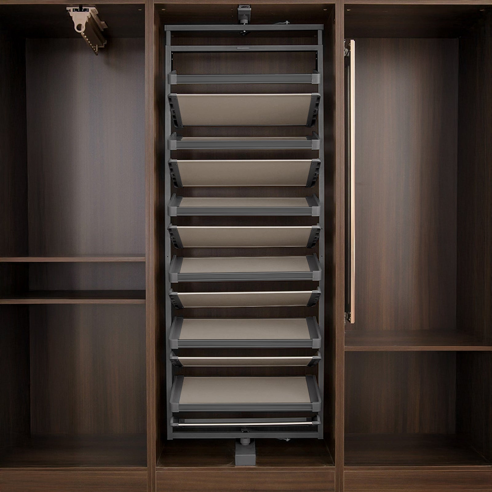 GlidePro Shoe Rack - MA.5602 - Hangers - ebarza Furniture UAE | Shop Modern Furniture in Abu Dhabi & Dubai - مفروشات ايبازرا في الامارات | تسوق اثاث عصري وديكورات مميزة في دبي وابوظبي