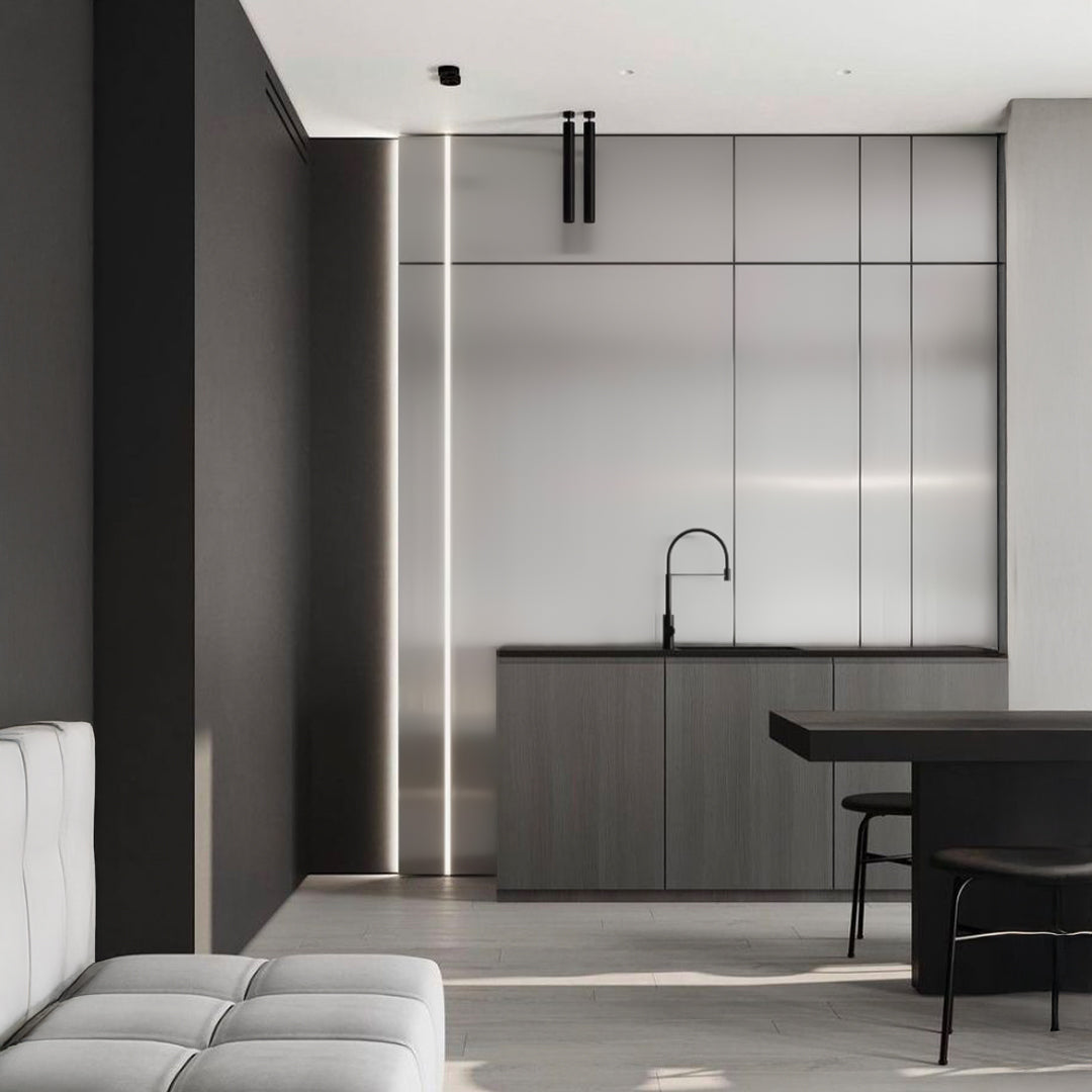 122*320cm WPC DECORATION WALL PANEL BB STITCHING COLOUR : 1914 Metal -  Wall Panels - ebarza Furniture UAE | Shop Modern Furniture in Abu Dhabi & Dubai - مفروشات ايبازرا في الامارات | تسوق اثاث عصري وديكورات مميزة في دبي وابوظبي