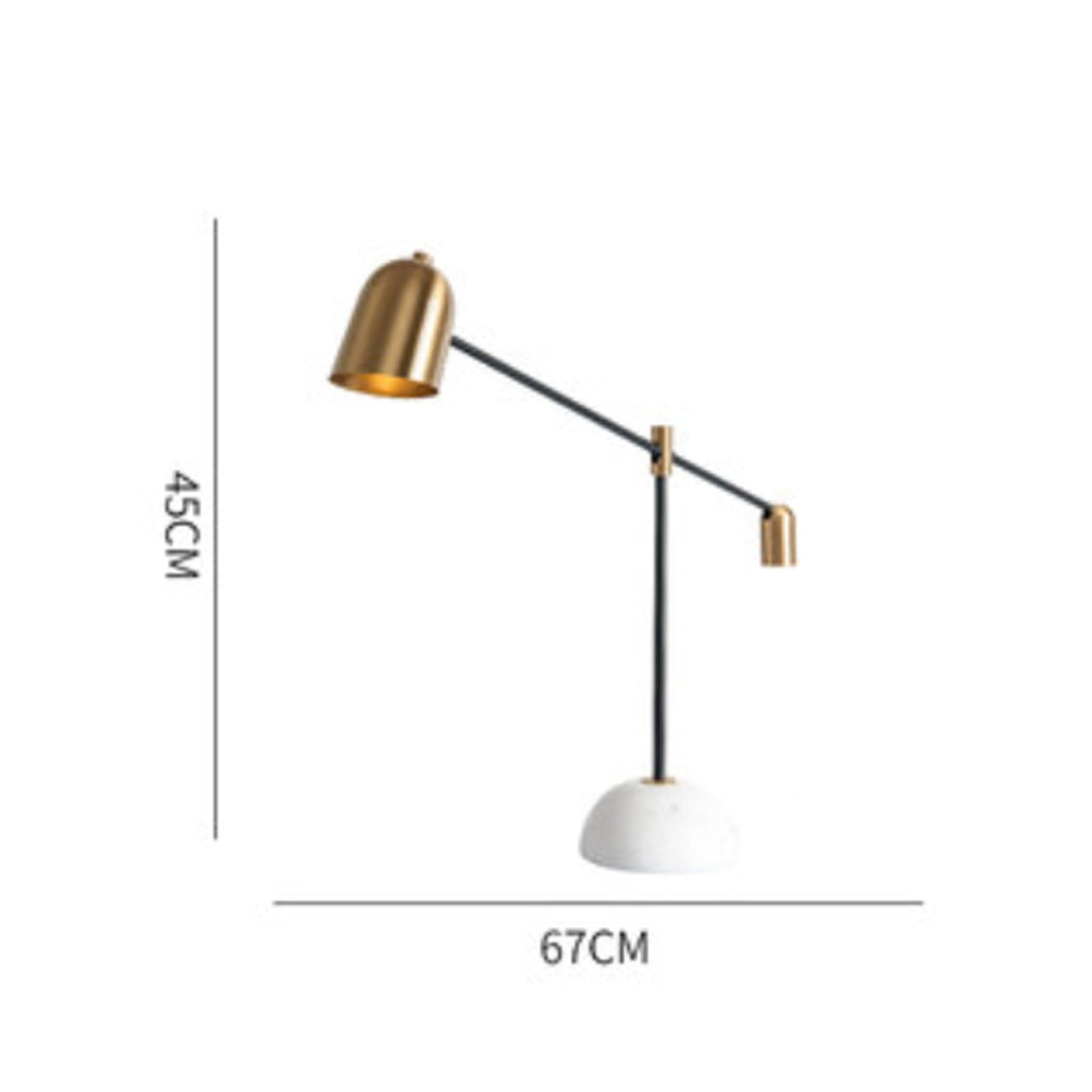 Aura Marble Table Lamp Cy-New-086 - Desk\table Lamps - ebarza Furniture UAE | Shop Modern Furniture in Abu Dhabi & Dubai - مفروشات ايبازرا في الامارات | تسوق اثاث عصري وديكورات مميزة في دبي وابوظبي