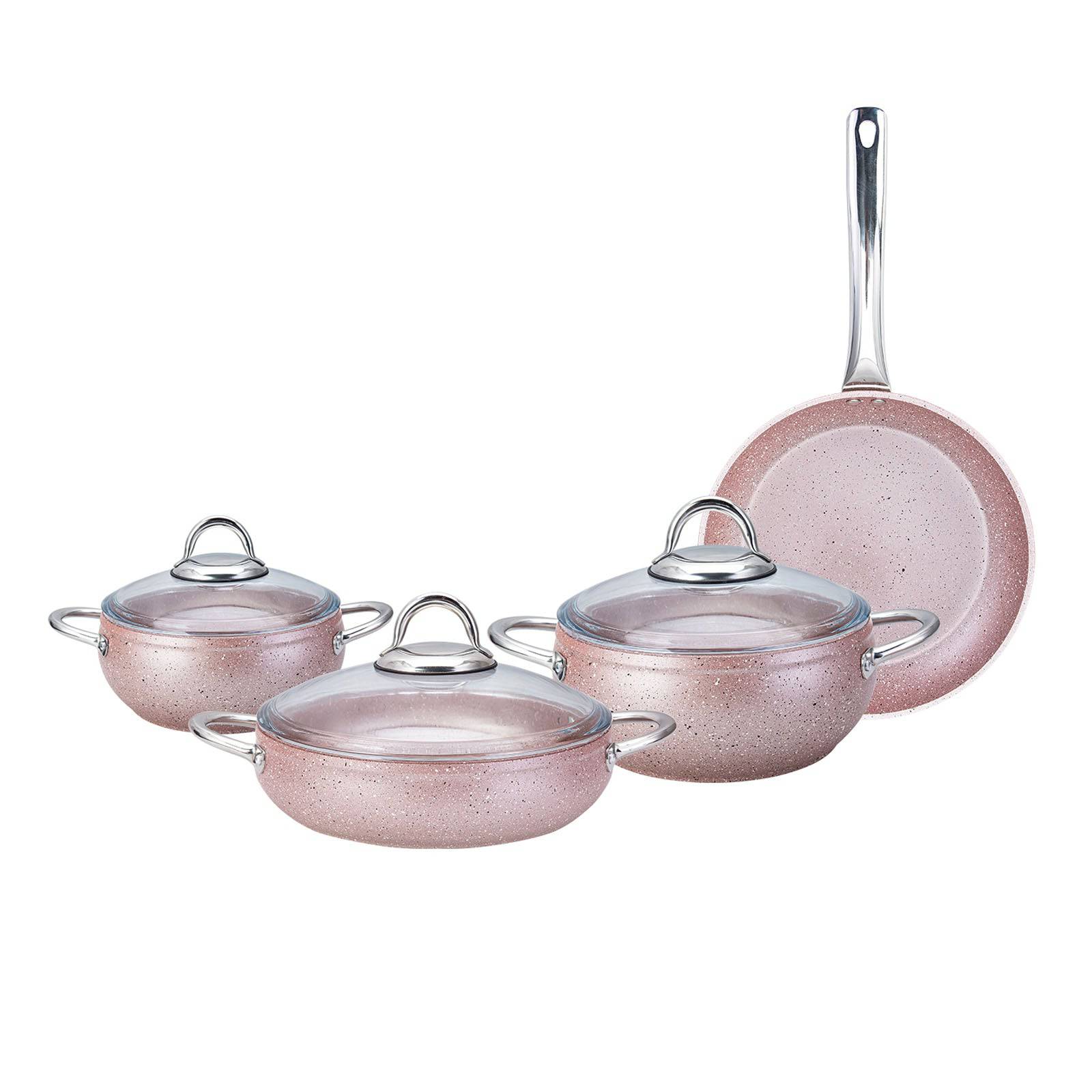 Avanos Terra Bio Granit 7 Piece Cookware Set 153.03.07.9623 - Cookware Sets - ebarza Furniture UAE | Shop Modern Furniture in Abu Dhabi & Dubai - مفروشات ايبازرا في الامارات | تسوق اثاث عصري وديكورات مميزة في دبي وابوظبي