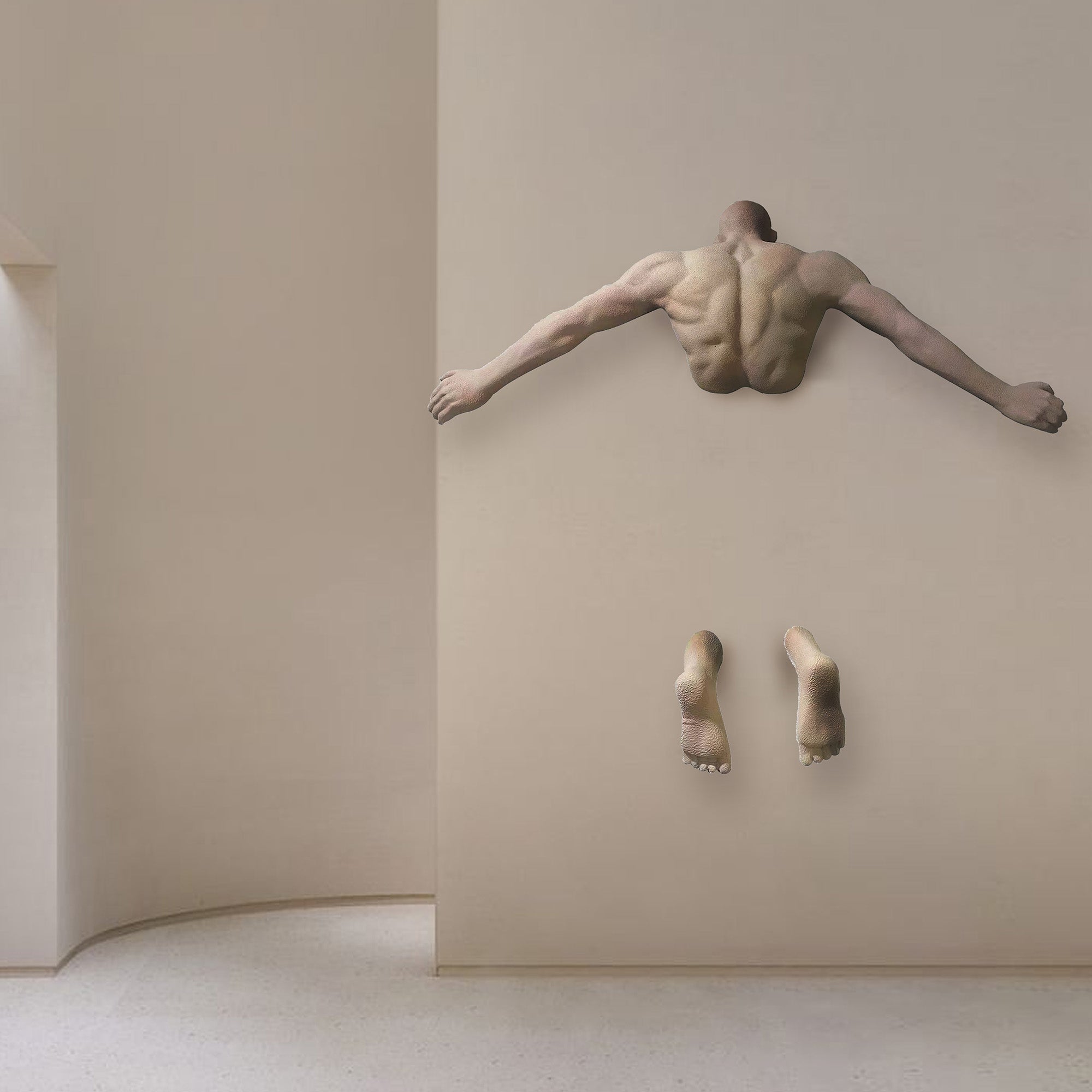 Sand Man Wall Art HTD-IW140311 -  Artwork - ebarza Furniture UAE | Shop Modern Furniture in Abu Dhabi & Dubai - مفروشات ايبازرا في الامارات | تسوق اثاث عصري وديكورات مميزة في دبي وابوظبي