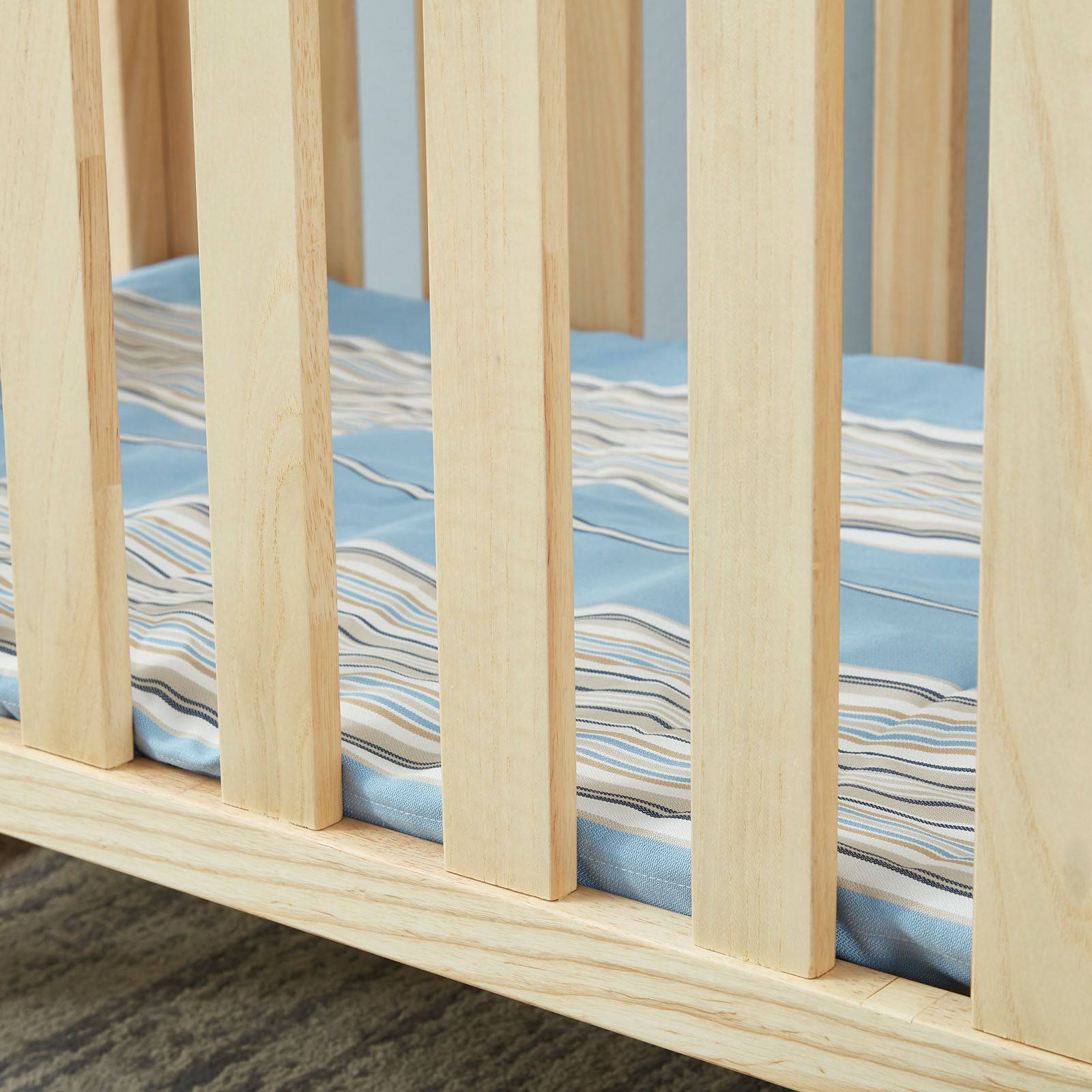 Baby/Toddler Bed With 3 Levels Solid Wood Bed Et-Y002 - Cribs - ebarza Furniture UAE | Shop Modern Furniture in Abu Dhabi & Dubai - مفروشات ايبازرا في الامارات | تسوق اثاث عصري وديكورات مميزة في دبي وابوظبي