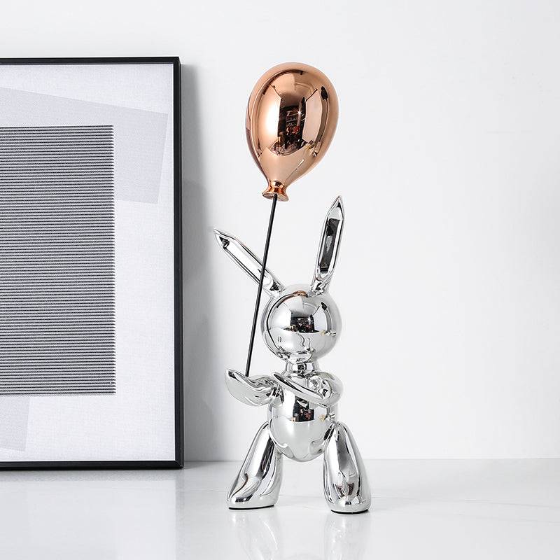 Balloon Rabbit Ornament Fc-Sz21110 -  Home Decor Figurines - ebarza Furniture UAE | Shop Modern Furniture in Abu Dhabi & Dubai - مفروشات ايبازرا في الامارات | تسوق اثاث عصري وديكورات مميزة في دبي وابوظبي