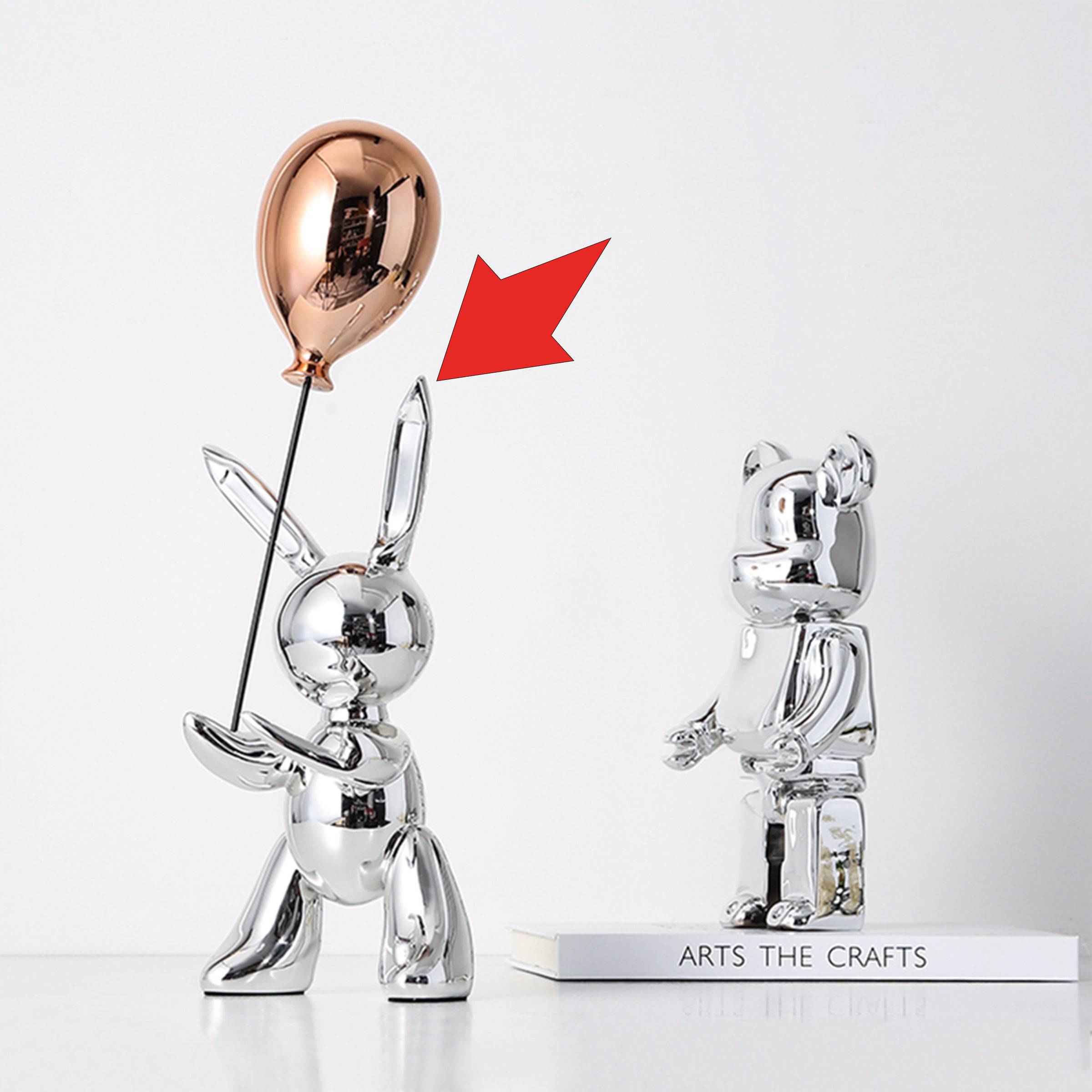 Balloon Rabbit Ornament Fc-Sz21110 -  Home Decor Figurines - ebarza Furniture UAE | Shop Modern Furniture in Abu Dhabi & Dubai - مفروشات ايبازرا في الامارات | تسوق اثاث عصري وديكورات مميزة في دبي وابوظبي