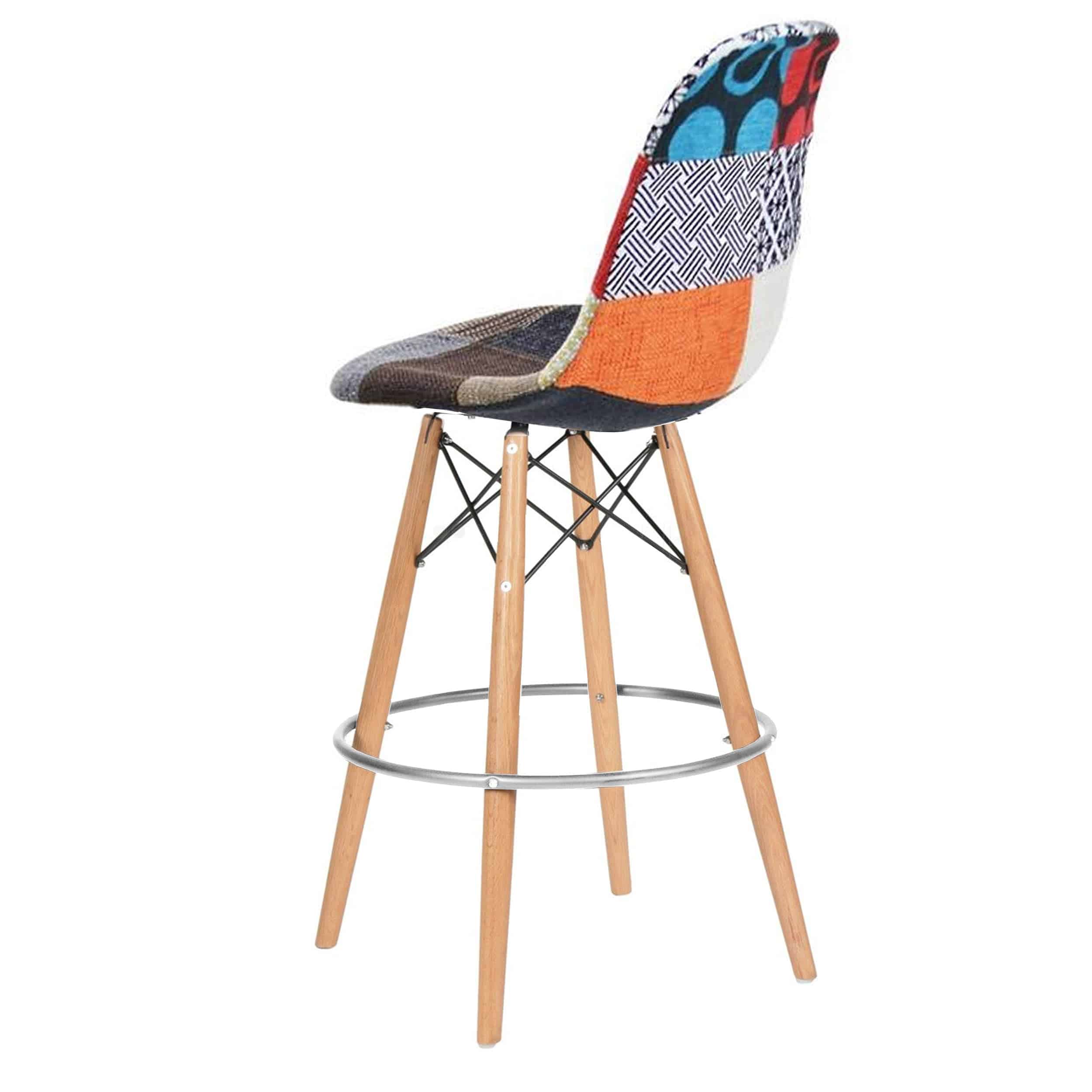 Bar Chair-Fabric- Msb0018F-N - Bar Stools - ebarza Furniture UAE | Shop Modern Furniture in Abu Dhabi & Dubai - مفروشات ايبازرا في الامارات | تسوق اثاث عصري وديكورات مميزة في دبي وابوظبي