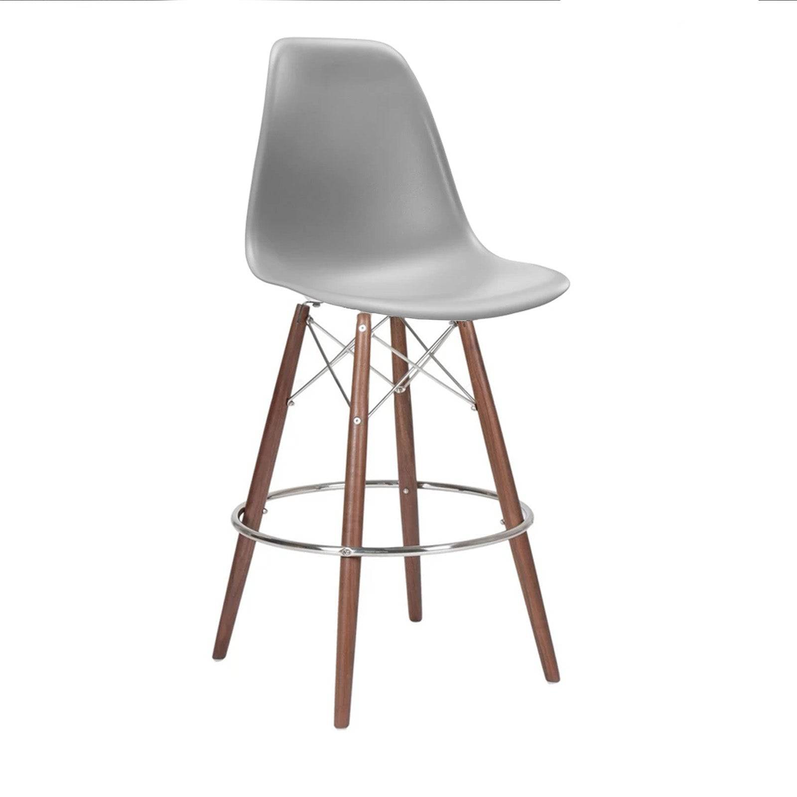 Bar Chair Plastic Msb00133-W - Bar Stools - ebarza Furniture UAE | Shop Modern Furniture in Abu Dhabi & Dubai - مفروشات ايبازرا في الامارات | تسوق اثاث عصري وديكورات مميزة في دبي وابوظبي