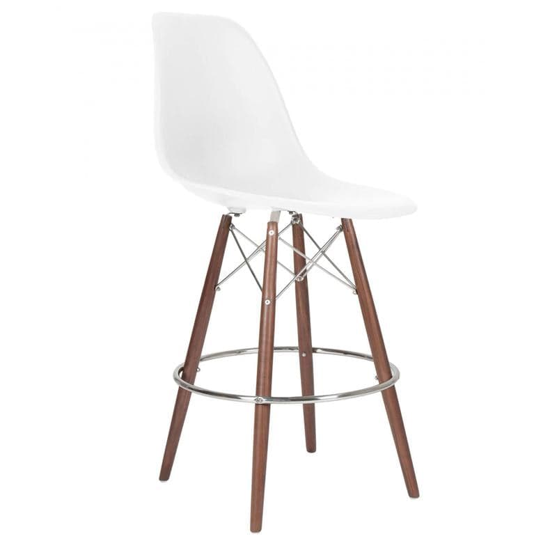 Bar Chair Plastic Msb00133-W - Bar Stools - ebarza Furniture UAE | Shop Modern Furniture in Abu Dhabi & Dubai - مفروشات ايبازرا في الامارات | تسوق اثاث عصري وديكورات مميزة في دبي وابوظبي