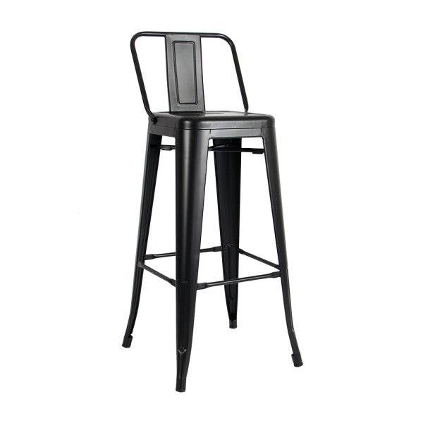 Bar Stool Mc-012P-Black - Bar Stools - ebarza Furniture UAE | Shop Modern Furniture in Abu Dhabi & Dubai - مفروشات ايبازرا في الامارات | تسوق اثاث عصري وديكورات مميزة في دبي وابوظبي