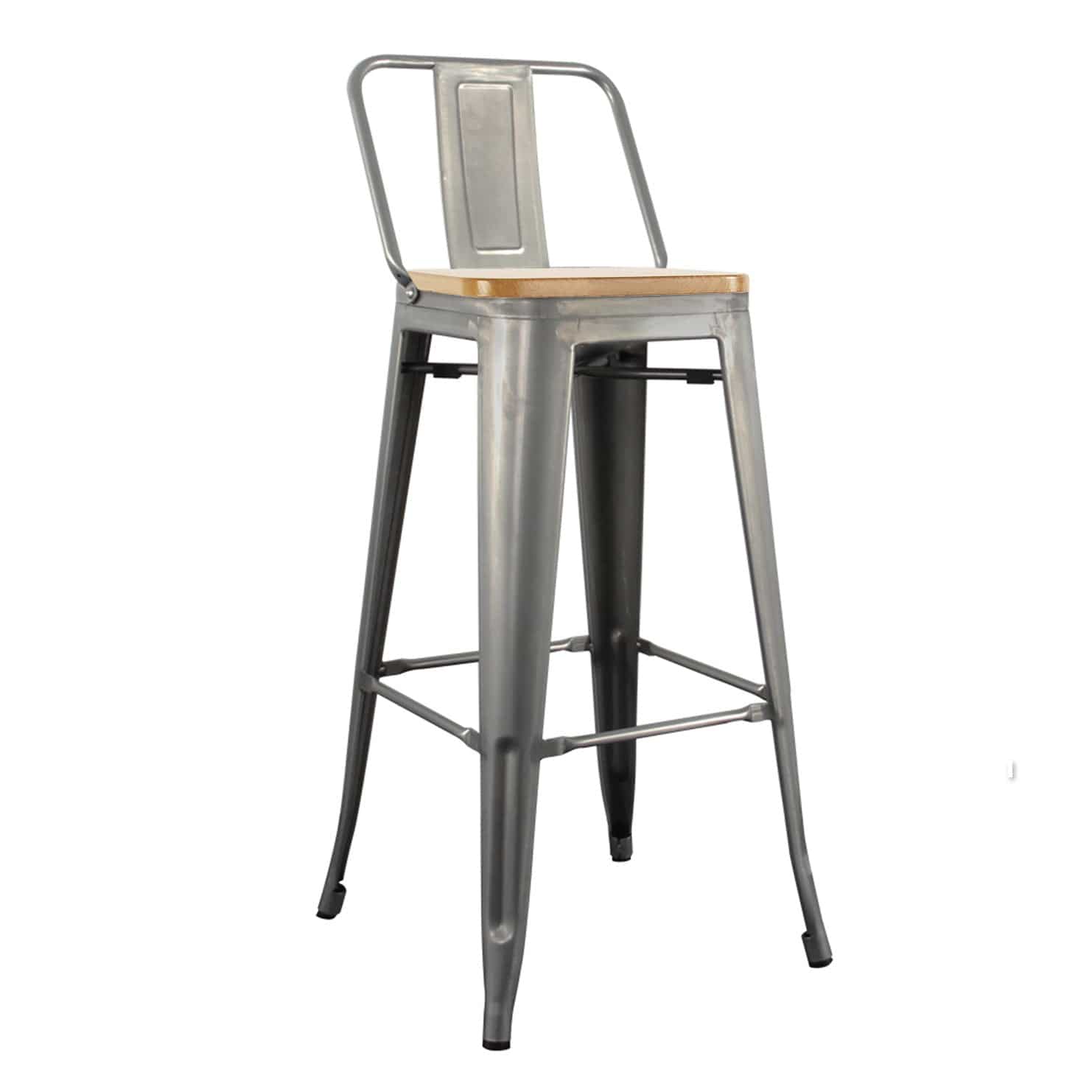 Bar Stool Mc-012Pc-Sn - Bar Stools - ebarza Furniture UAE | Shop Modern Furniture in Abu Dhabi & Dubai - مفروشات ايبازرا في الامارات | تسوق اثاث عصري وديكورات مميزة في دبي وابوظبي