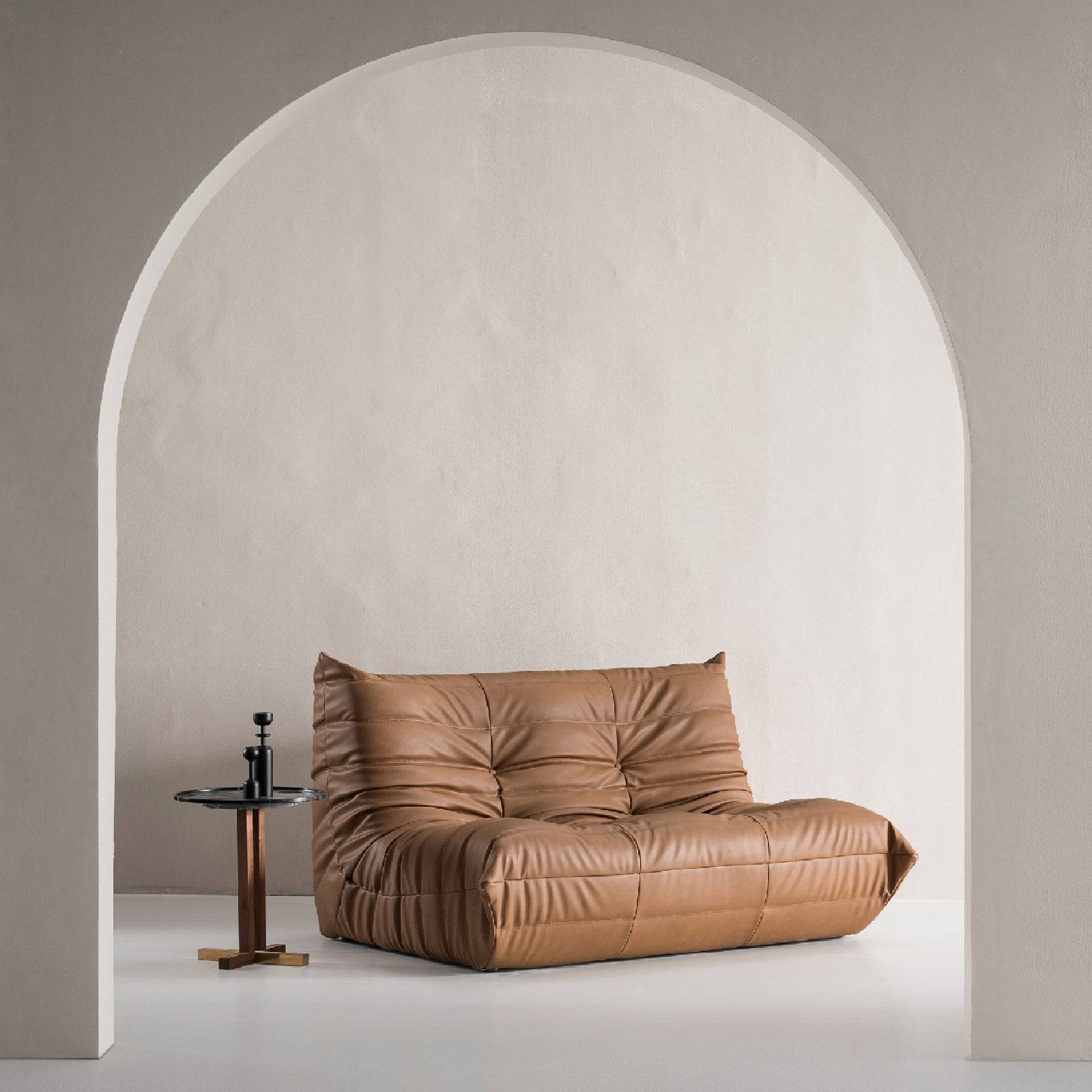 Bari 2 Seater Sofa Sf057-S - Sofas - ebarza Furniture UAE | Shop Modern Furniture in Abu Dhabi & Dubai - مفروشات ايبازرا في الامارات | تسوق اثاث عصري وديكورات مميزة في دبي وابوظبي