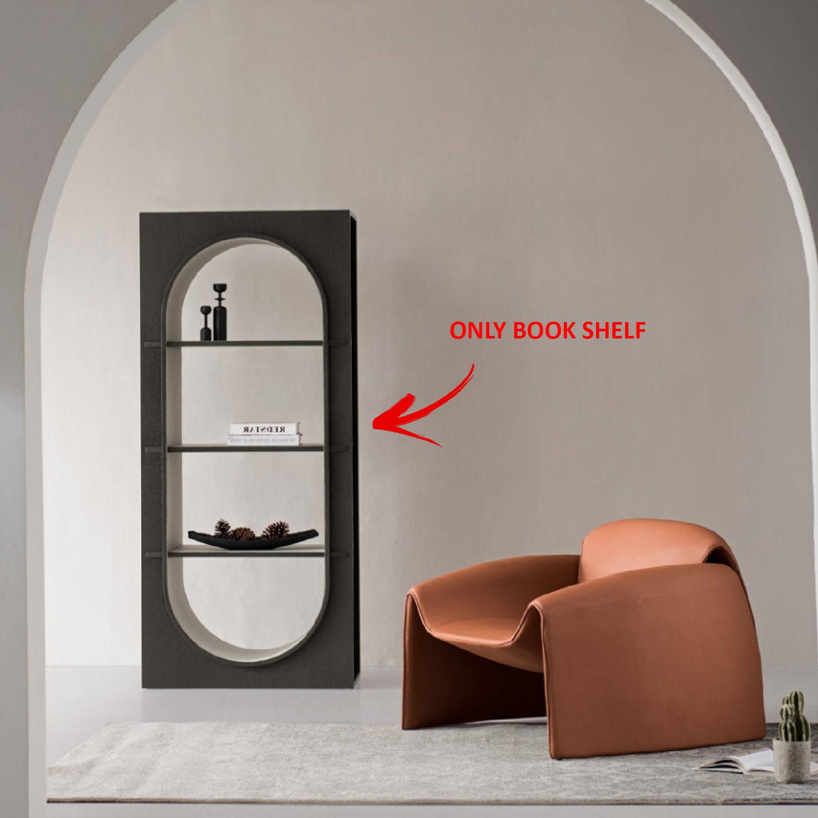 Bari Book Shelf Sc010-W - Shelves - ebarza Furniture UAE | Shop Modern Furniture in Abu Dhabi & Dubai - مفروشات ايبازرا في الامارات | تسوق اثاث عصري وديكورات مميزة في دبي وابوظبي