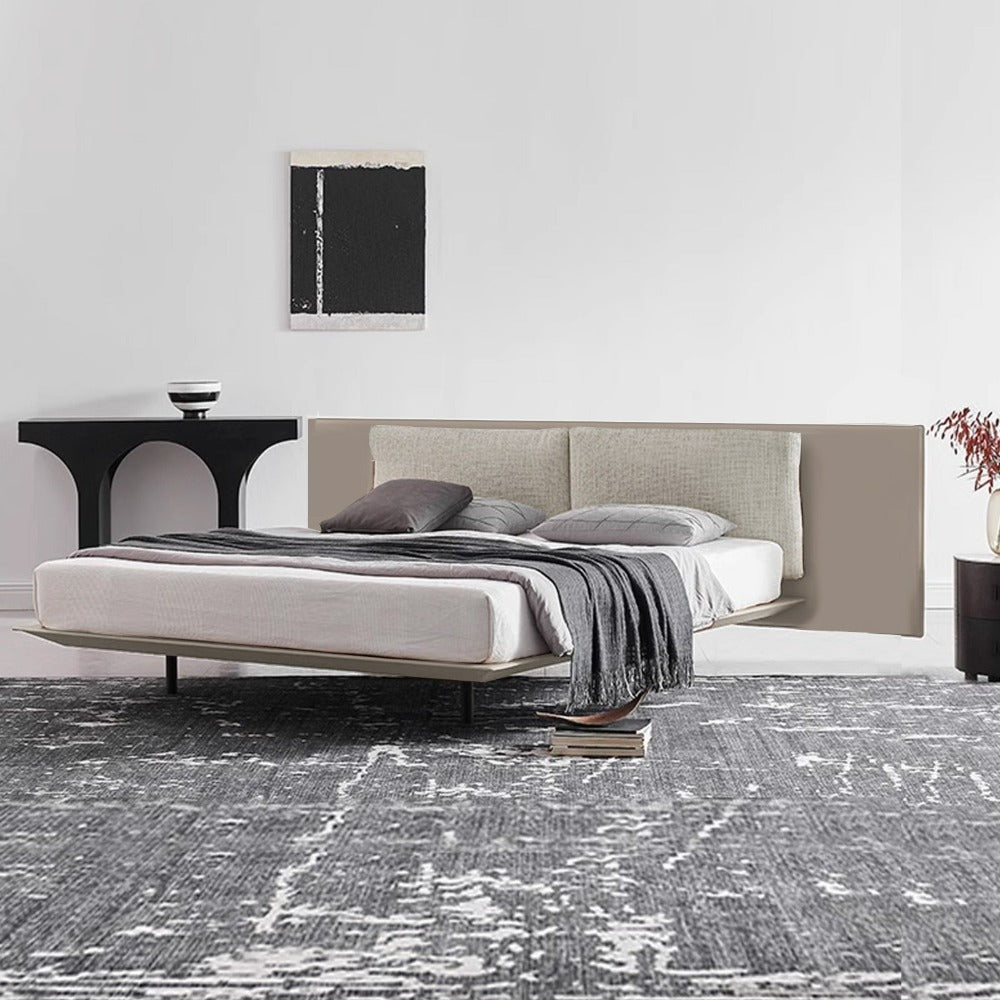 Suspended Queen Size Bedstead - B018 -  Bedsteads - ebarza Furniture UAE | Shop Modern Furniture in Abu Dhabi & Dubai - مفروشات ايبازرا في الامارات | تسوق اثاث عصري وديكورات مميزة في دبي وابوظبي