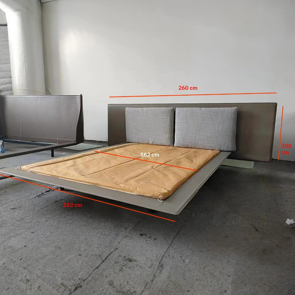 Suspended Queen Size Bedstead - B018 - Bedsteads - ebarza Furniture UAE | Shop Modern Furniture in Abu Dhabi & Dubai - مفروشات ايبازرا في الامارات | تسوق اثاث عصري وديكورات مميزة في دبي وابوظبي