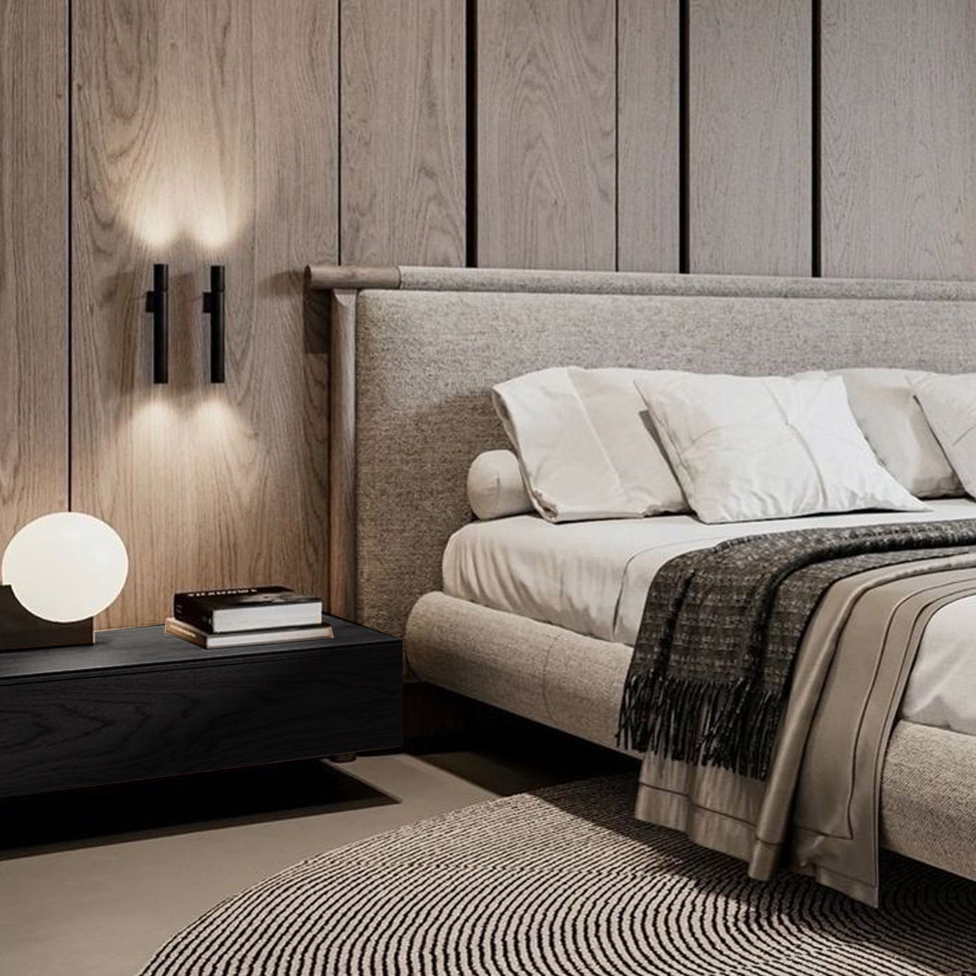 Hanged Bedside Table MLL-CUS07 -  Bedside Tables - ebarza Furniture UAE | Shop Modern Furniture in Abu Dhabi & Dubai - مفروشات ايبازرا في الامارات | تسوق اثاث عصري وديكورات مميزة في دبي وابوظبي