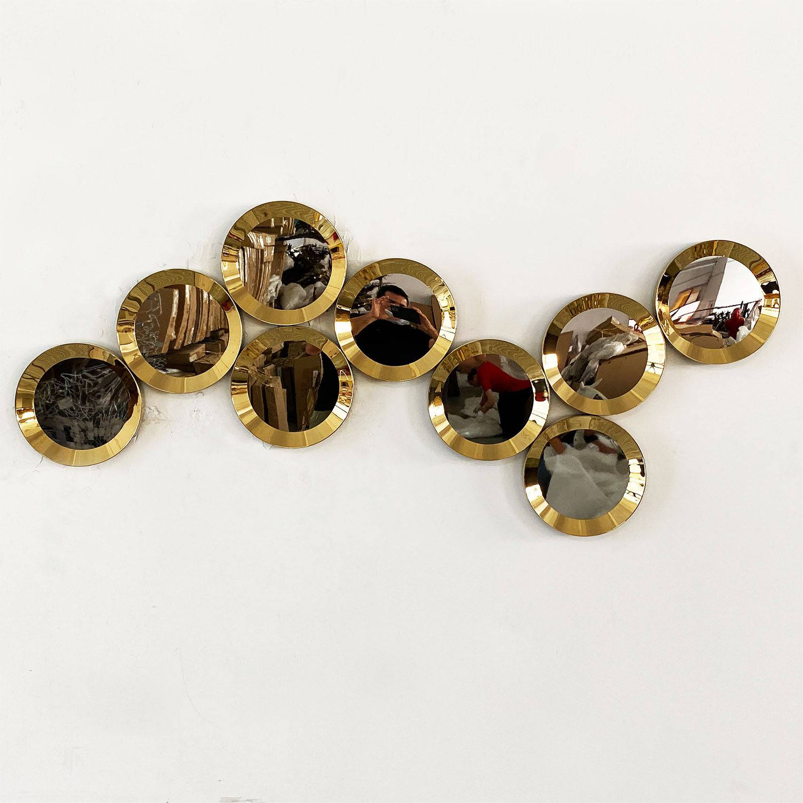 Beehive Handcrafted Stainless Steel Artwork Bg2020010-G -  Artwork - ebarza Furniture UAE | Shop Modern Furniture in Abu Dhabi & Dubai - مفروشات ايبازرا في الامارات | تسوق اثاث عصري وديكورات مميزة في دبي وابوظبي