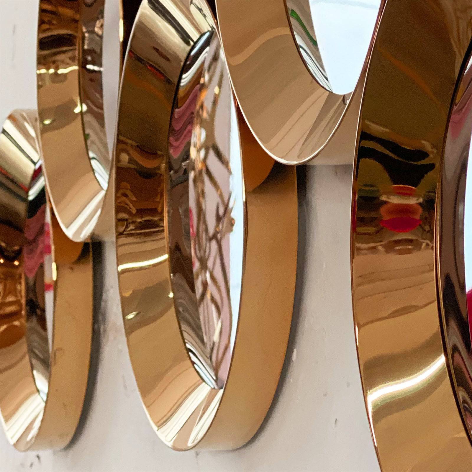Beehive Handcrafted Stainless Steel Artwork Bg2020010-Rg - Artwork - ebarza Furniture UAE | Shop Modern Furniture in Abu Dhabi & Dubai - مفروشات ايبازرا في الامارات | تسوق اثاث عصري وديكورات مميزة في دبي وابوظبي